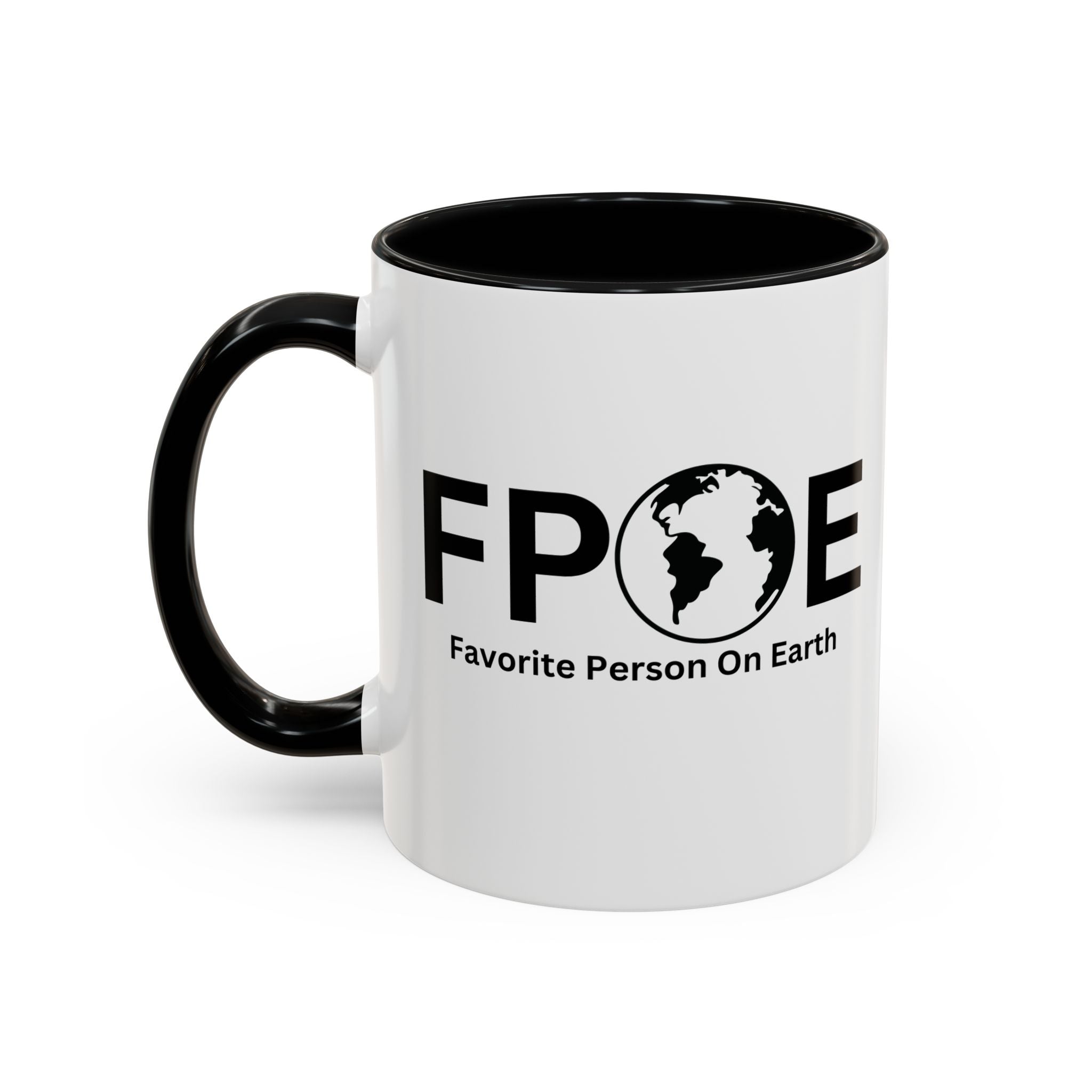 Favorite Person On Earth (FPOE) Accent Coffee Mug (11oz, 15oz)