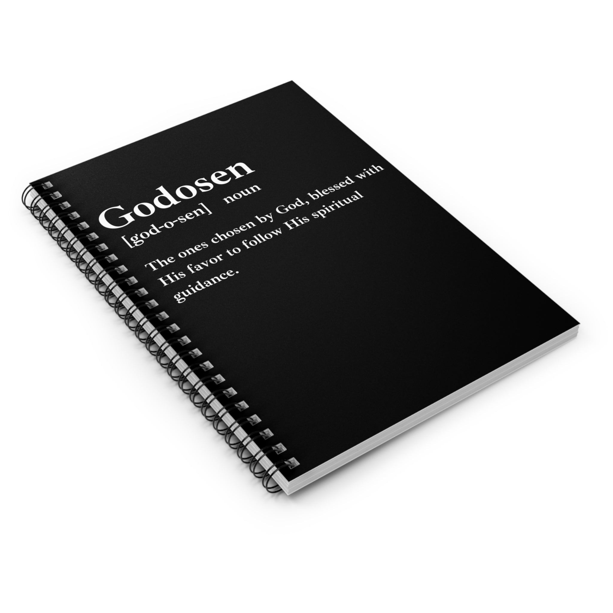 Godosen Spiral Notebook - 118 Page Ruled Line Notebook for Everyday Use