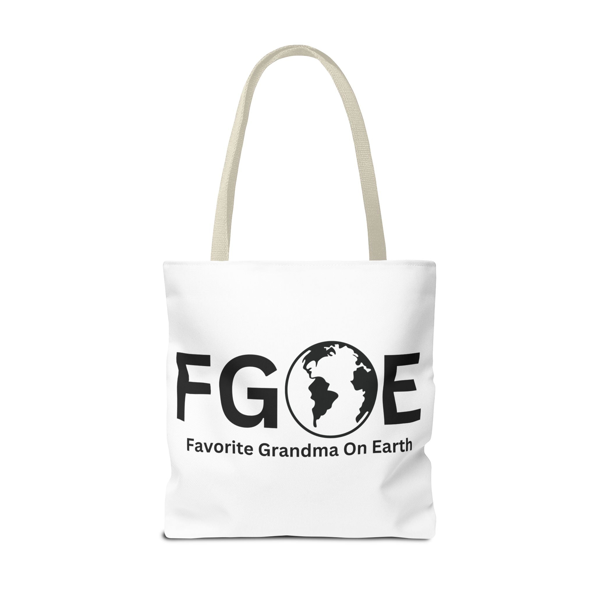 Favorite Grandma On Earth (FGOE) Tote Bag - Custom Printed Stylish and Functional Tote