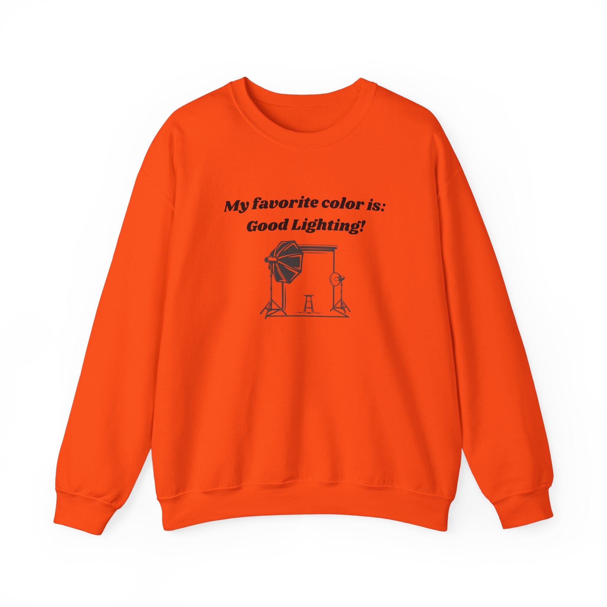 My Favorite Color is Good Lighting! Unisex Heavy Blend Crewneck Sweatshirt