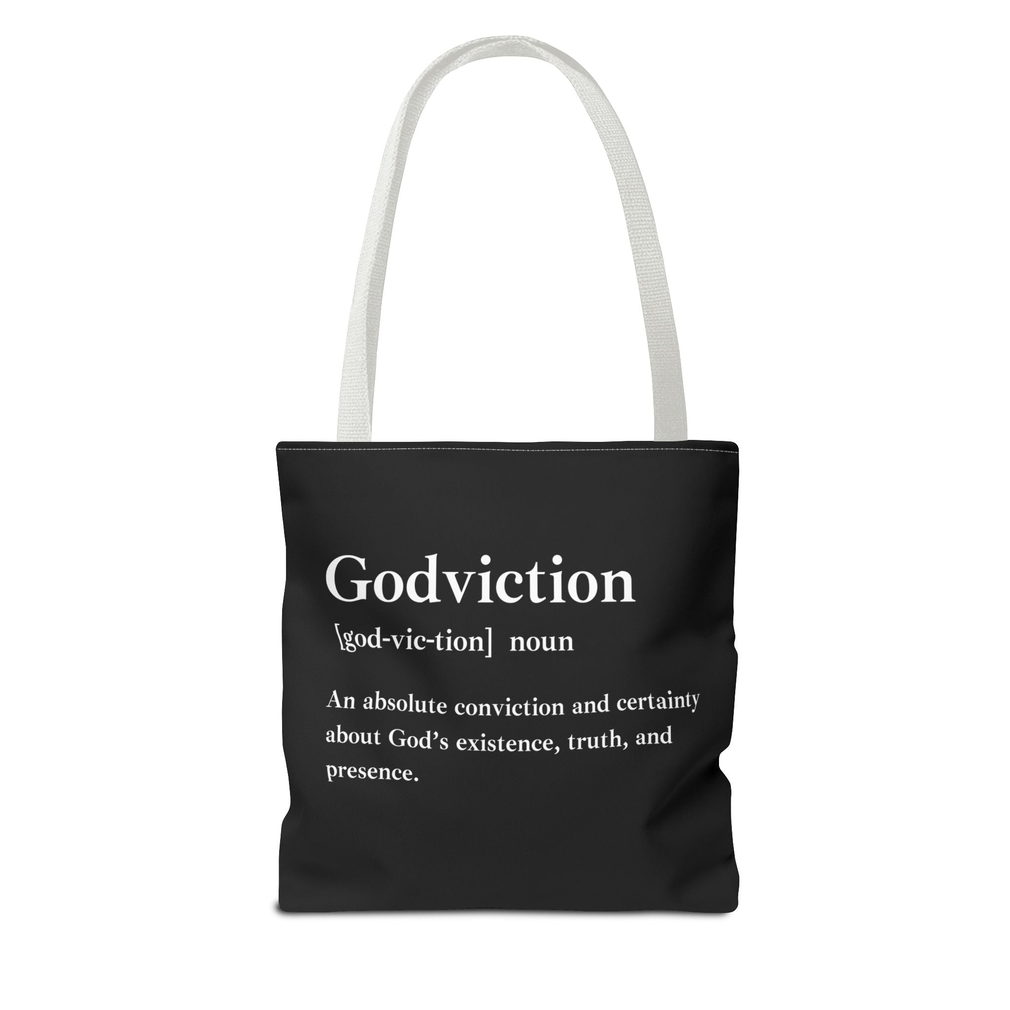 Godviction Tote Bag - Custom Printed Stylish and Functional Tote