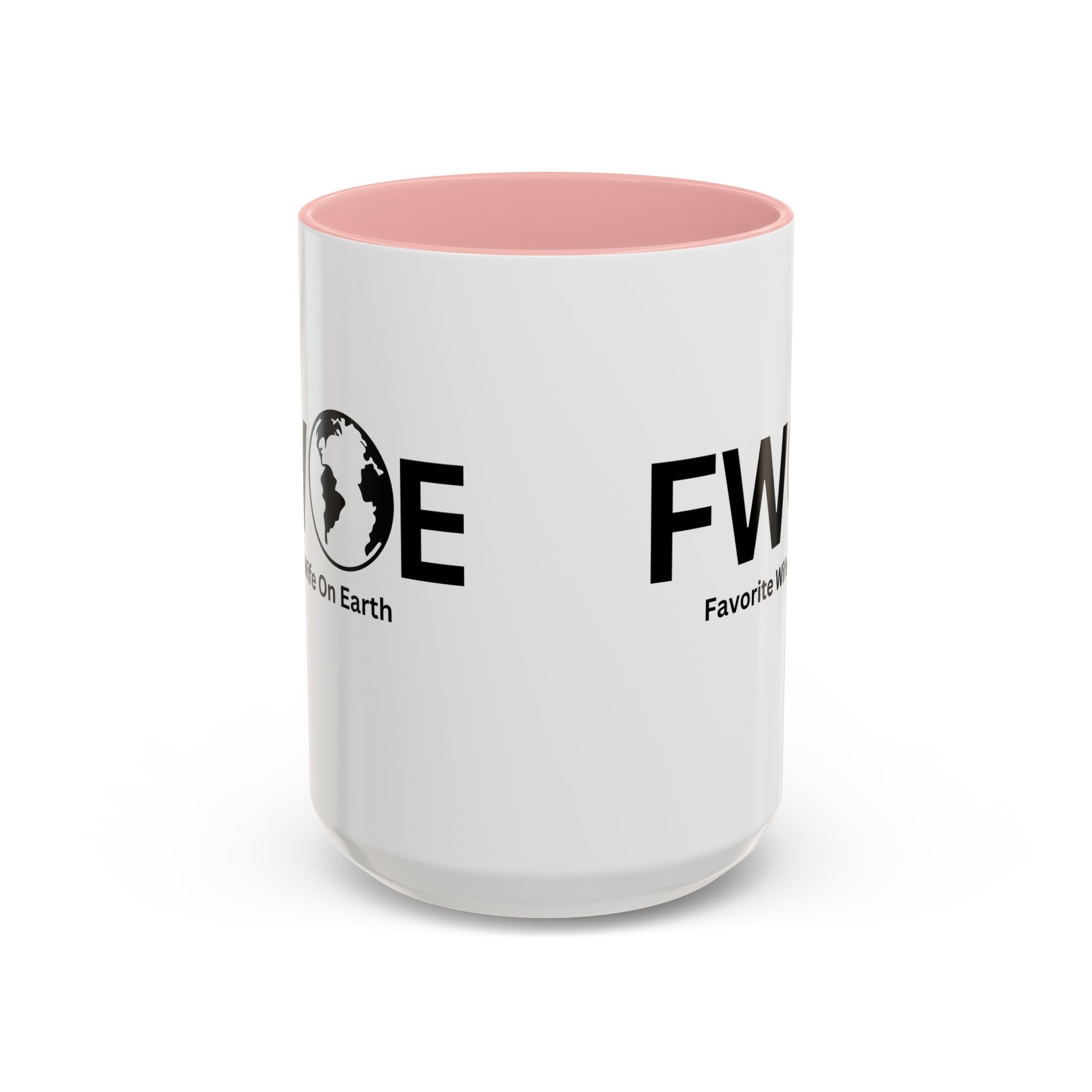 Favorite Wife On Earth (FWOE) Accent Coffee Mug (11oz, 15oz)