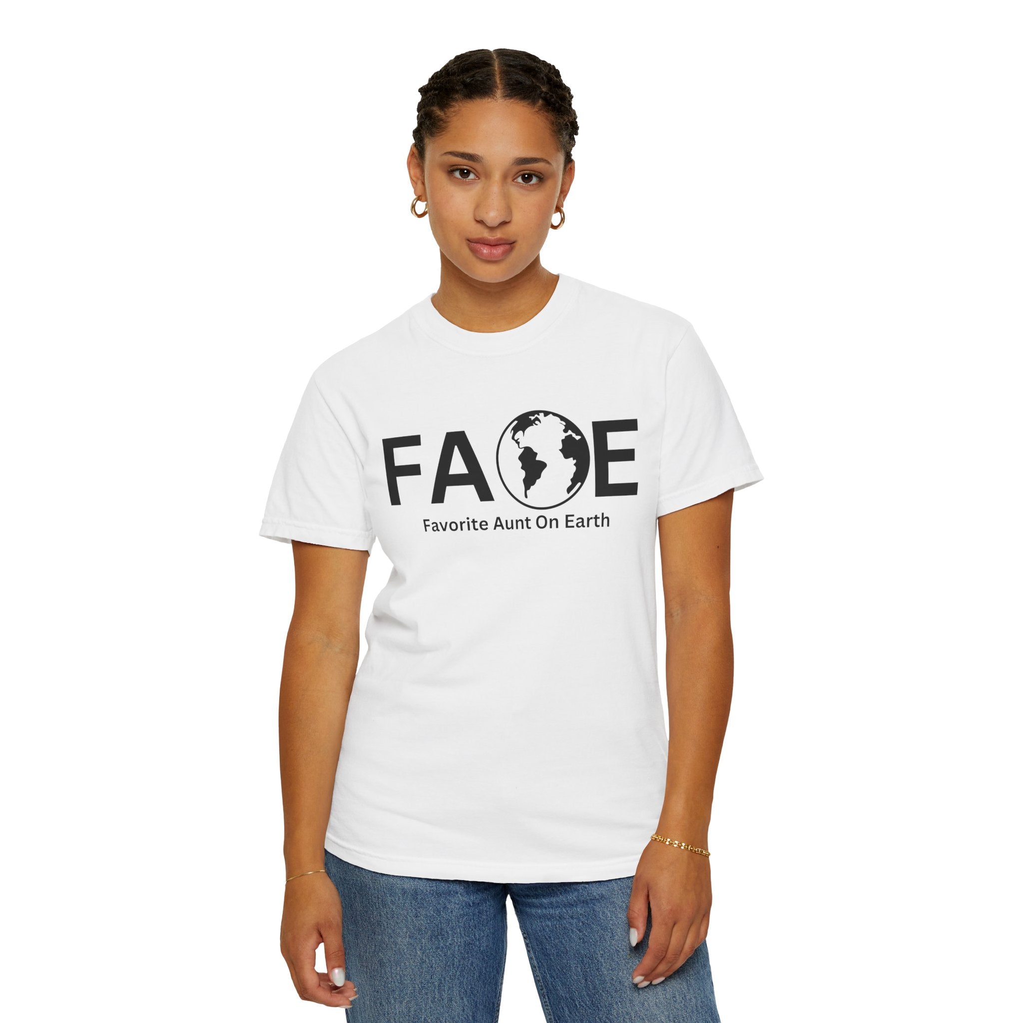 Favorite Aunt On Earth T-Shirt - (FAOE) Logo Tee for Women