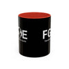 Favorite Girlfriend On Earth (FGOE) Accent Coffee Mug (11oz, 15oz)
