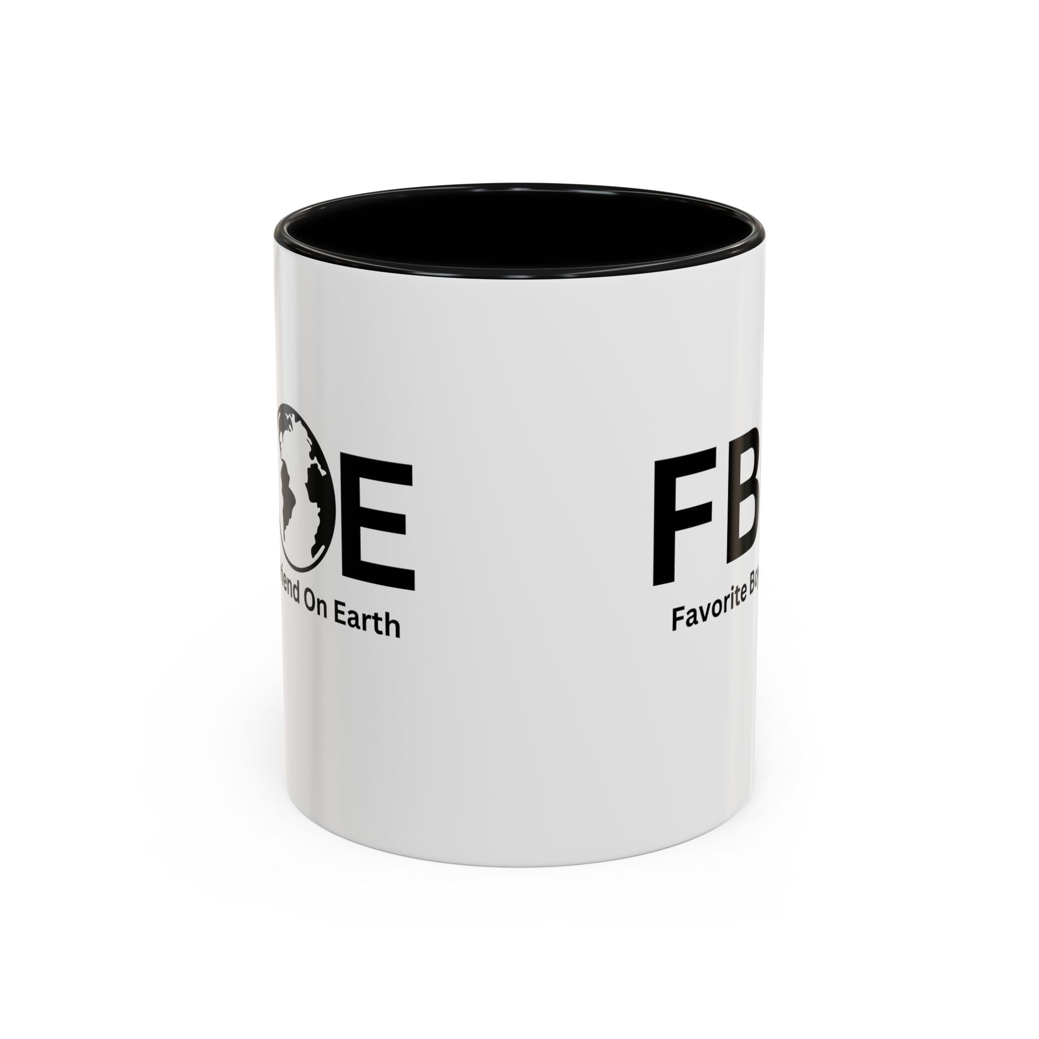 Favorite Boyfriend On Earth (FBOE) Accent Coffee Mug (11oz, 15oz)