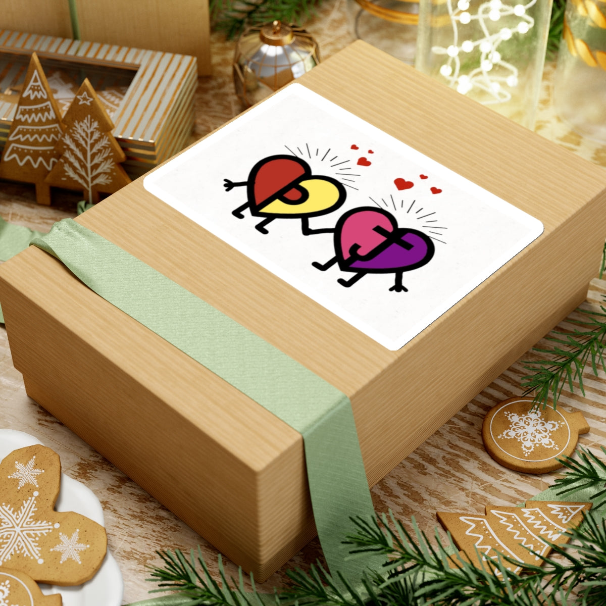 PJ & Joy Passionoy Mascots Kiss-Cut Stickers - Custom Vinyl Stickers for Creative Decor