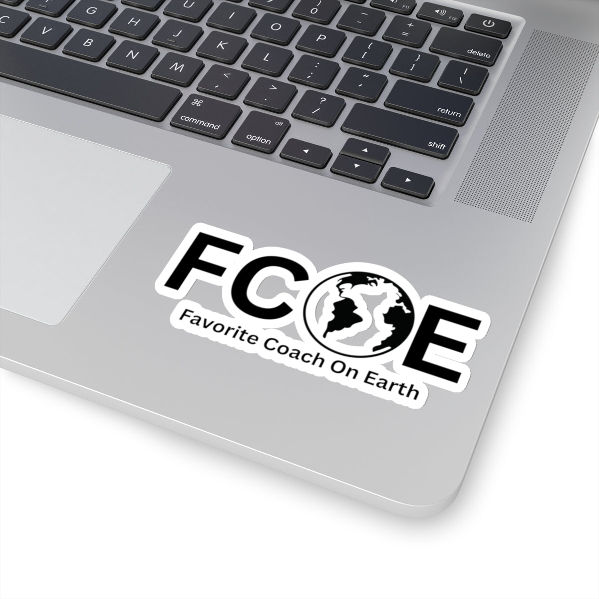 Favorite Coach On Earth (FCOE) Kiss-Cut Stickers - Custom Vinyl Stickers for Creative Decor