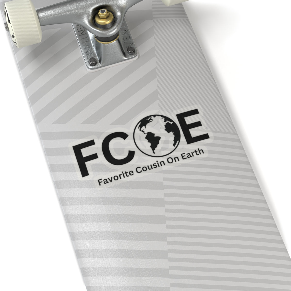 Favorite Cousin On Earth (FCOE) Kiss-Cut Stickers - Custom Vinyl Stickers for Creative Decor