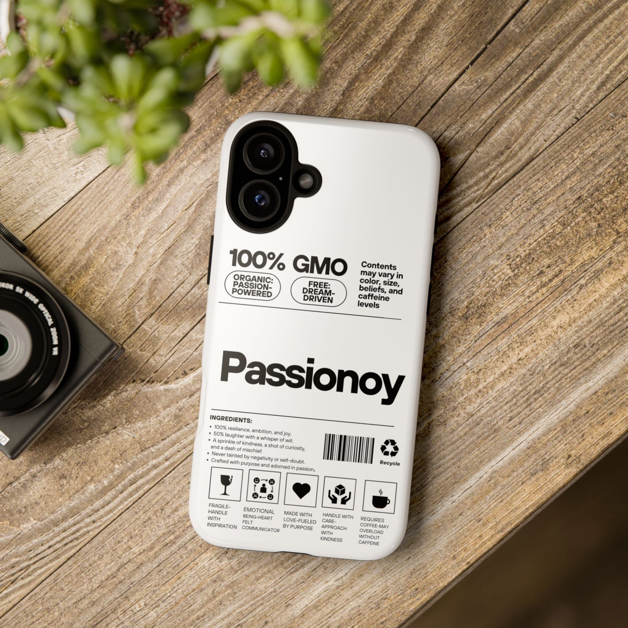 Passionoy Label Tough Cases - Custom Protective Phone Cases for iPhone, Samsung Galaxy, and Google Pixel
