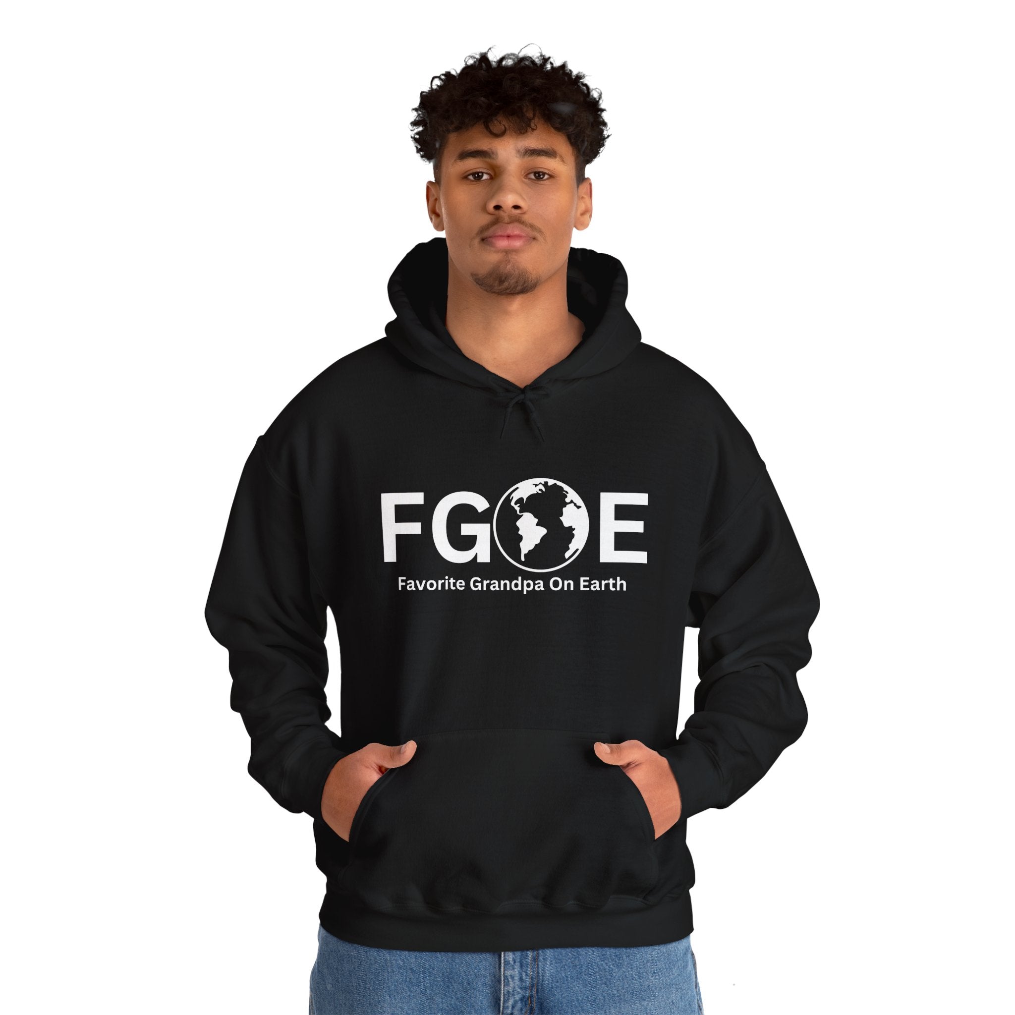 Favorite Grandpa On Earth (FGOE) Unisex Heavy Blend™ Hooded Sweatshirt