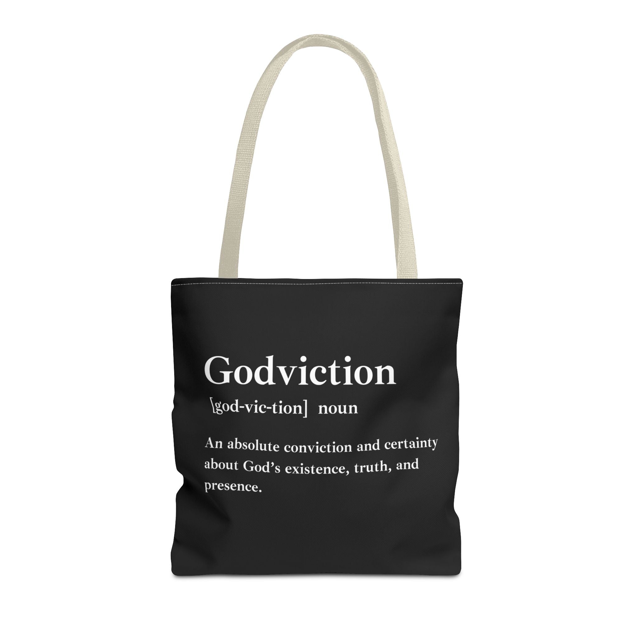 Godviction Tote Bag - Custom Printed Stylish and Functional Tote