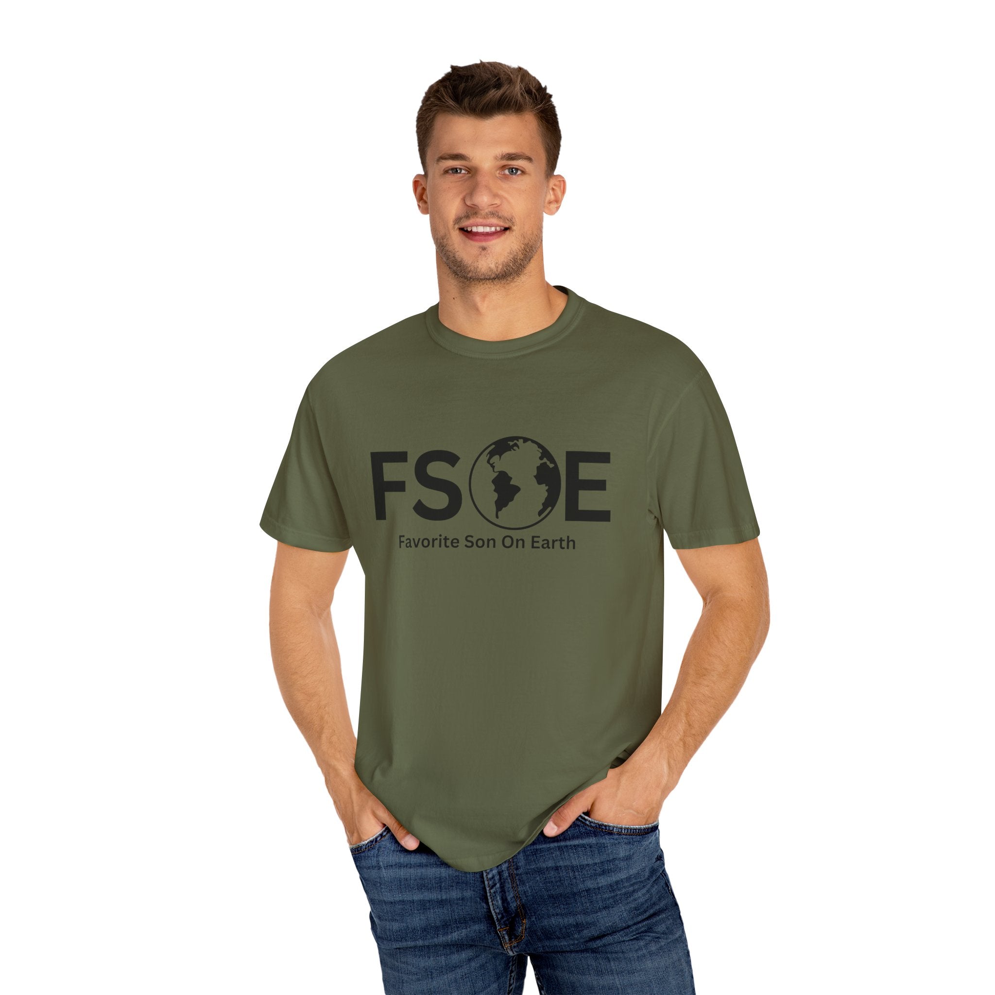 Favorite Son On Earth (FSOE) - Comfort Colors 1717 Garment-Dyed T-Shirt