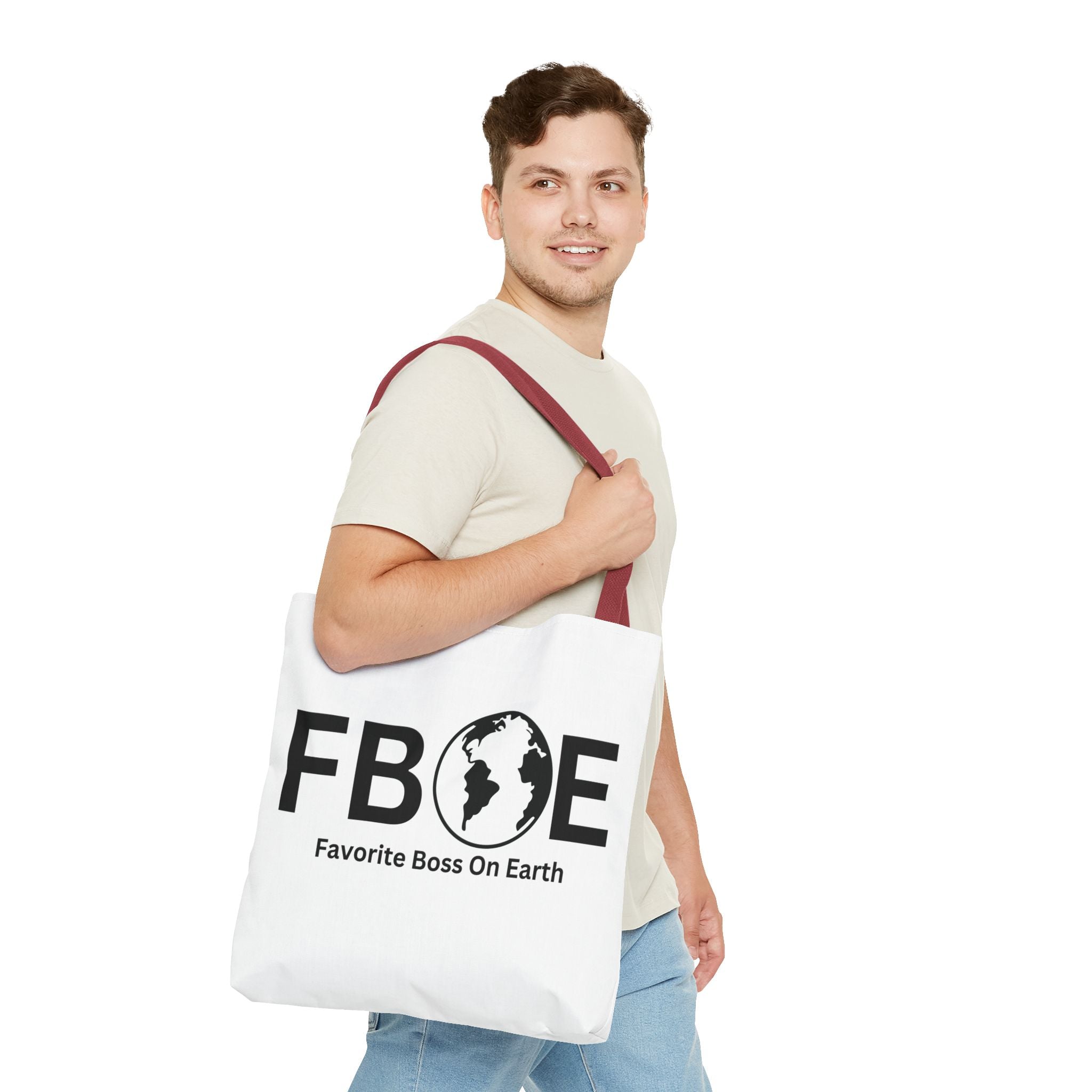 Favorite Boss On Earth (FBOE) Tote Bag - Custom Printed Stylish and Functional Tote