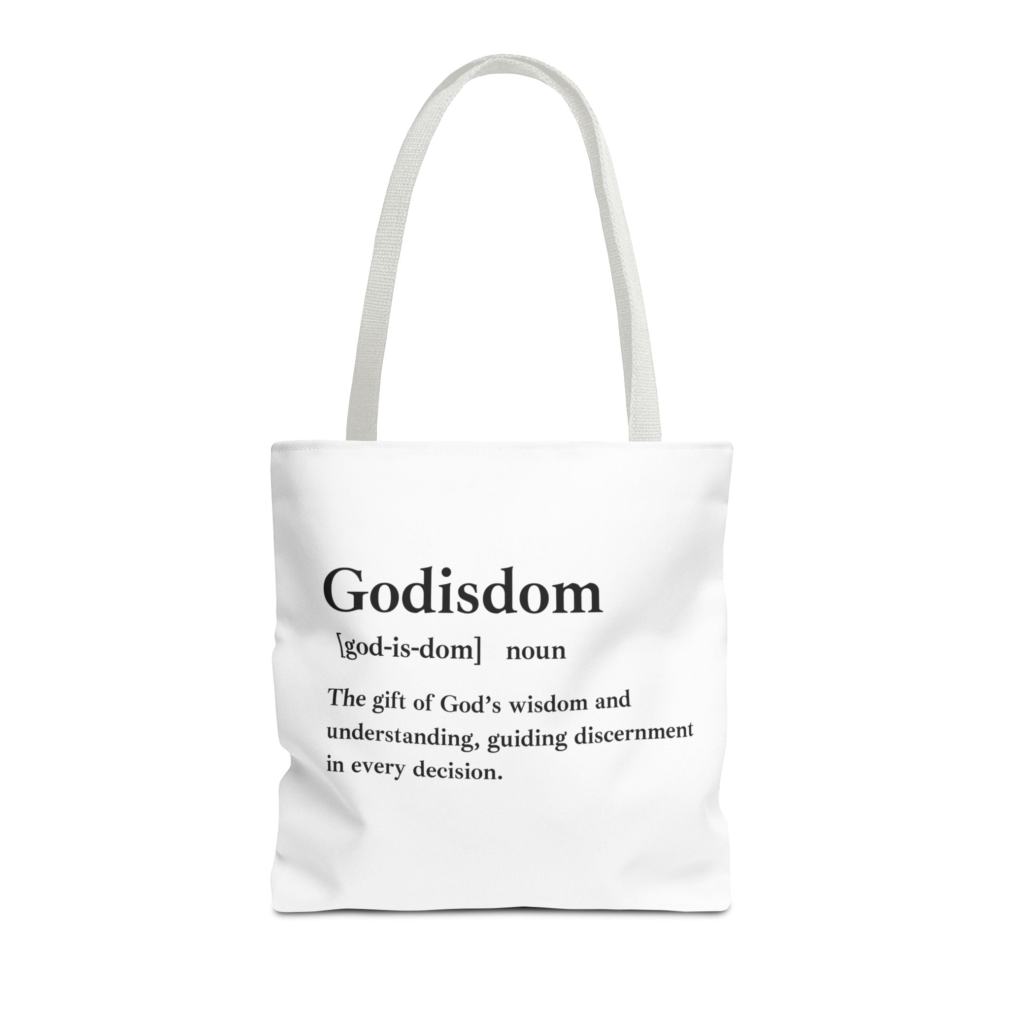 Godisdom Tote Bag - Custom Printed Stylish and Functional Tote