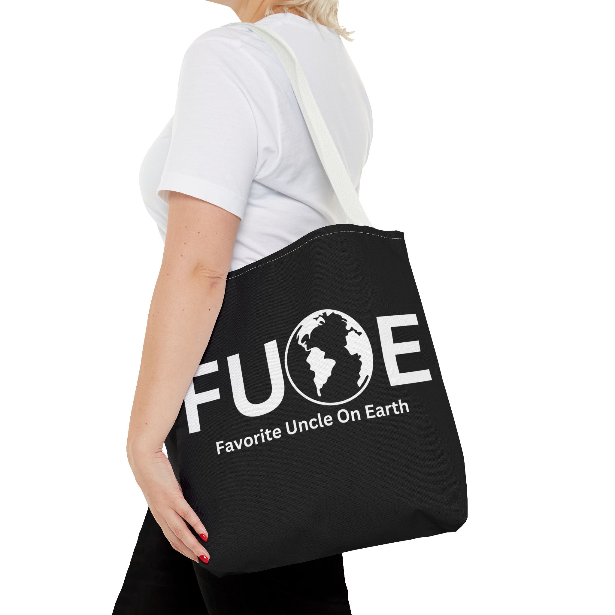 Favorite Uncle On Earth (FUOE) Tote Bag - Custom Printed Stylish and Functional Tote