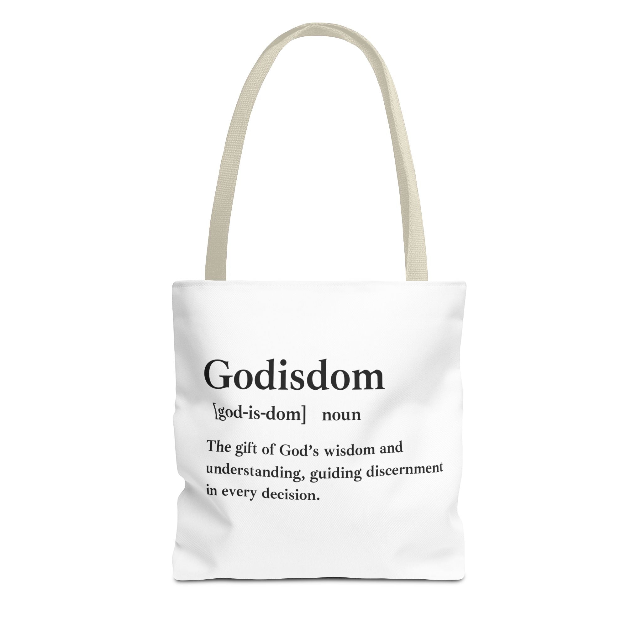 Godisdom Tote Bag - Custom Printed Stylish and Functional Tote