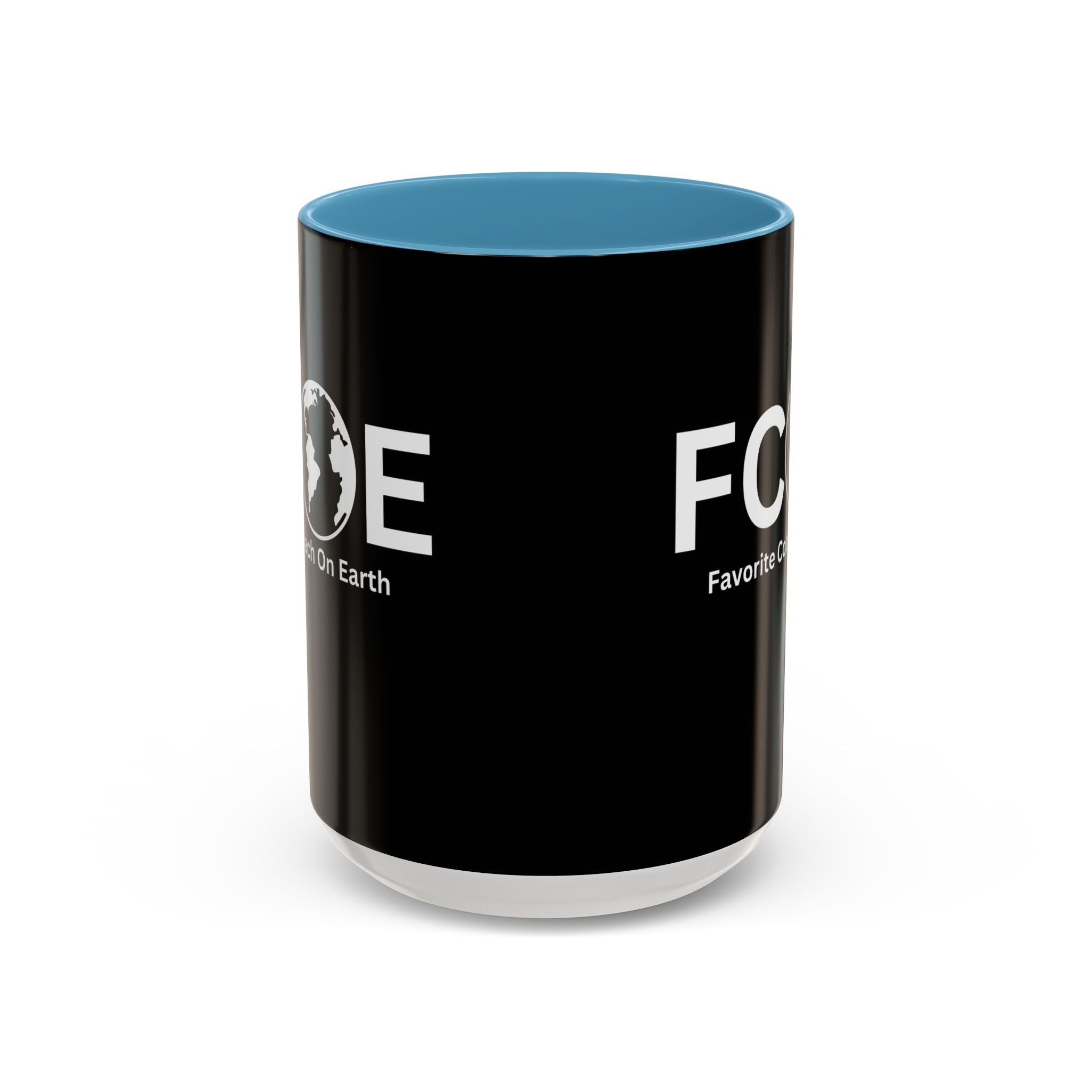 Favorite Coach On Earth (FCOE) Accent Coffee Mug (11oz, 15oz)