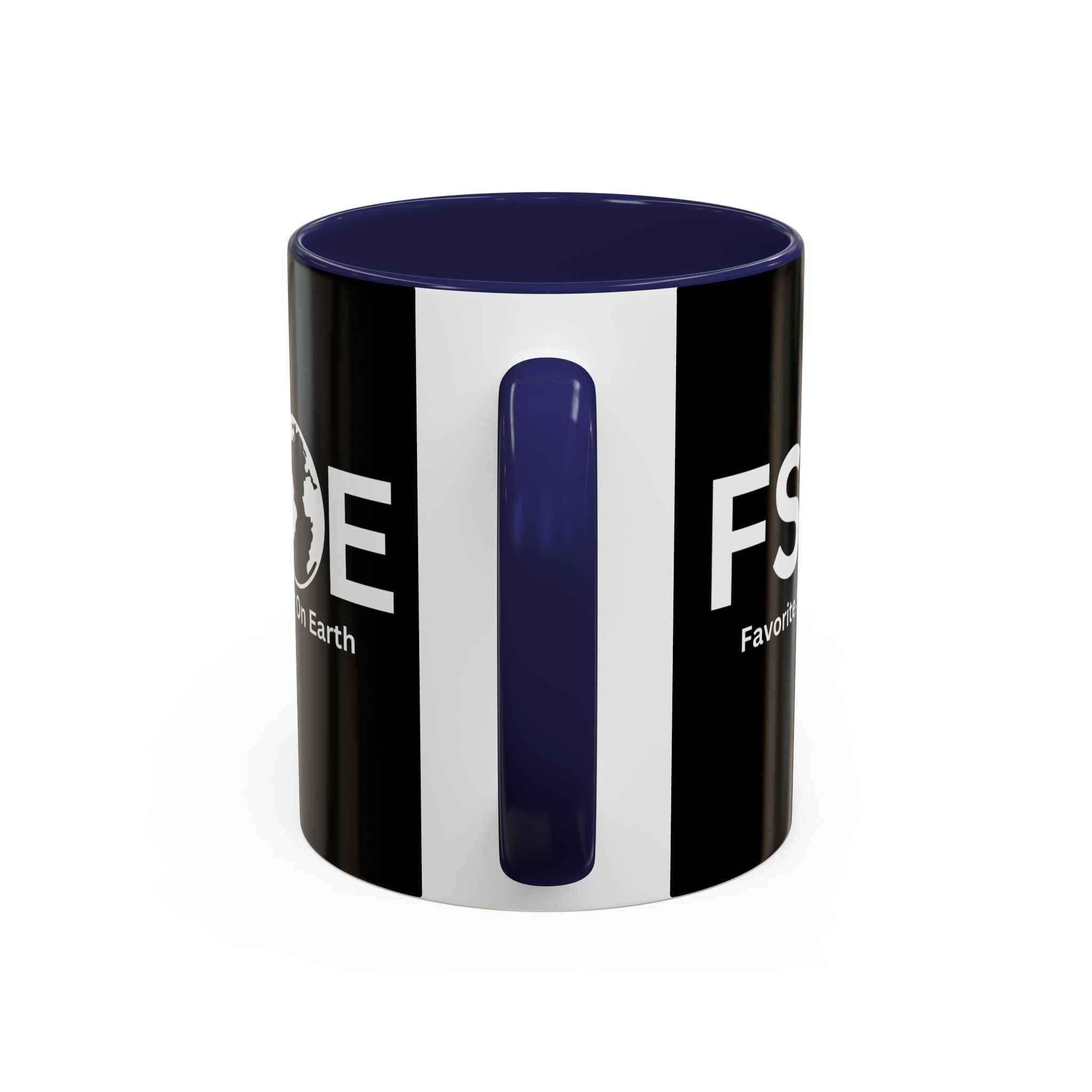 Favorite Sister On Earth (FSOE) Accent Coffee Mug (11oz, 15oz)