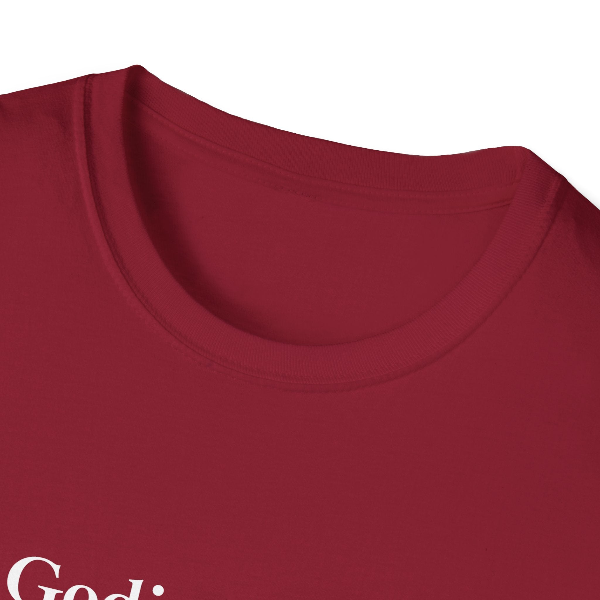 Godisdom Unisex Soft-Style T-Shirt – Comfortable, Durable, Ethical Apparel, 100% Cotton, Classic Fit