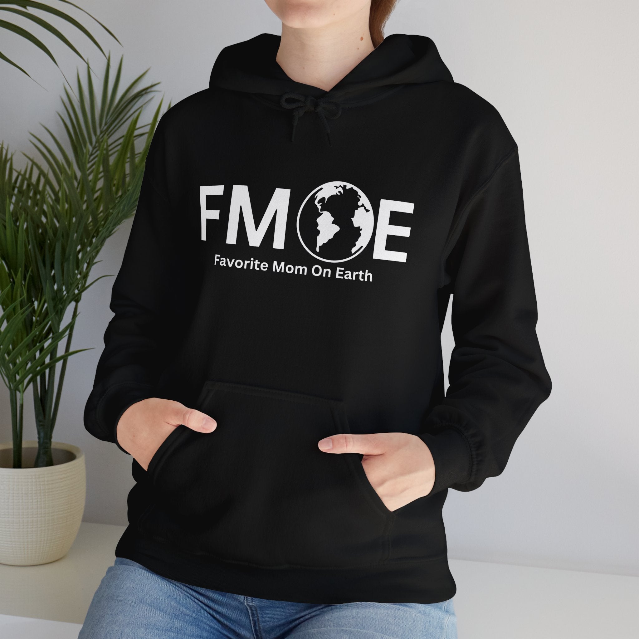Favorite Mom On Earth Hoodie - (FMOE) Logo Hooded Sweatshirt for Women