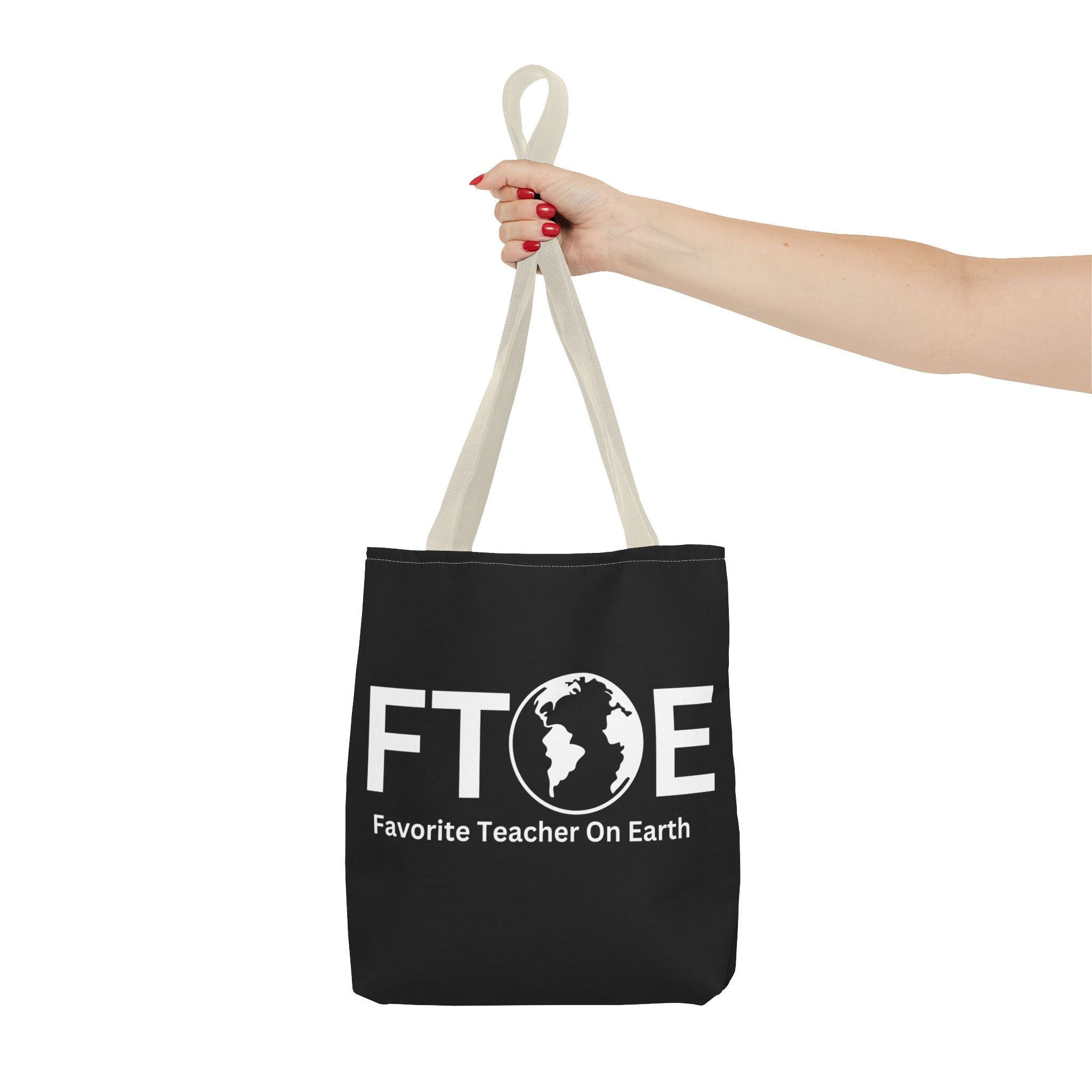 Favorite Teacher On Earth (FTOE) Tote Bag - Custom Printed Stylish and Functional Tote