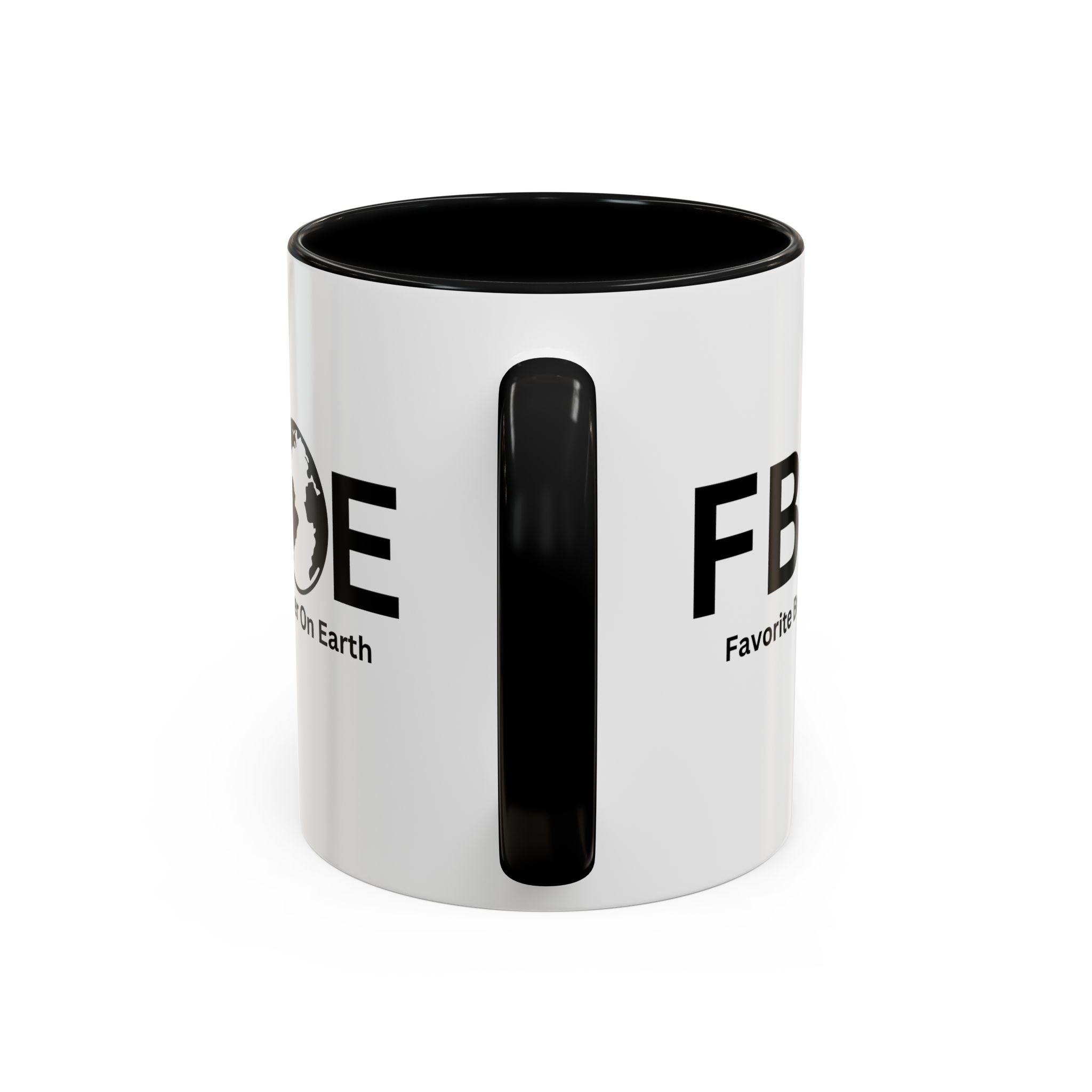 Favorite Brother On Earth (FBOE) Accent Coffee Mug (11oz, 15oz)