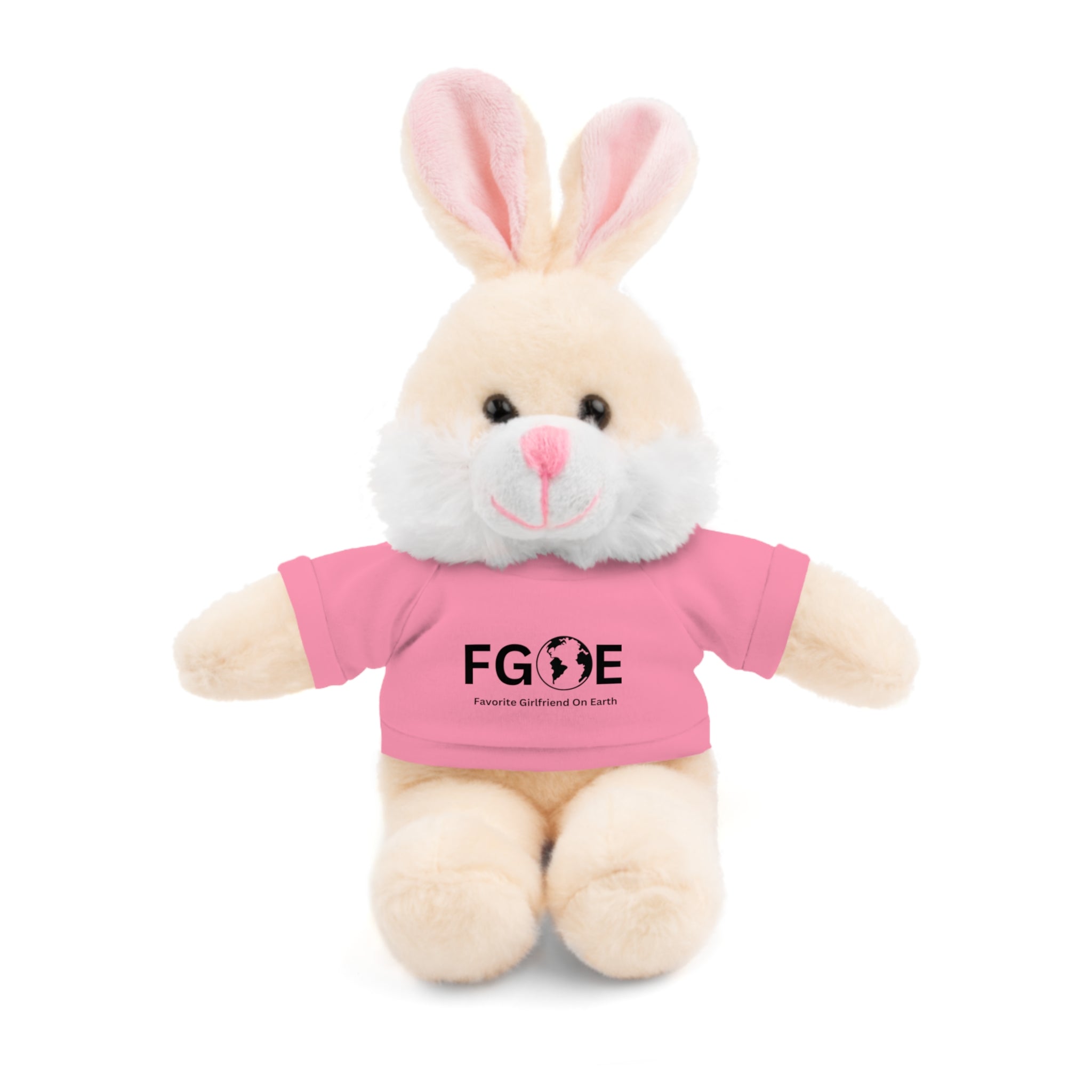 Stuffed Animal Gift – Favorite Girlfriend on Earth (FGOE)– Customizable T-Shirt & Animal
