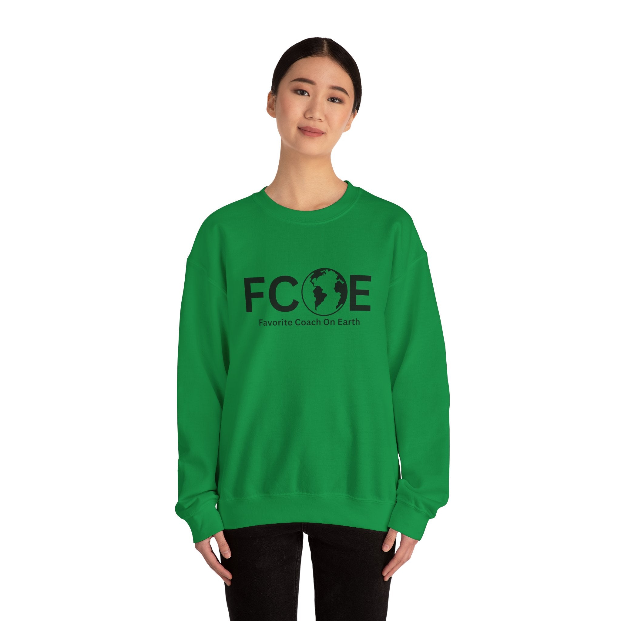 Favorite Coach On Earth (FCOE) Unisex Heavy Blend™ Crewneck Sweatshirt