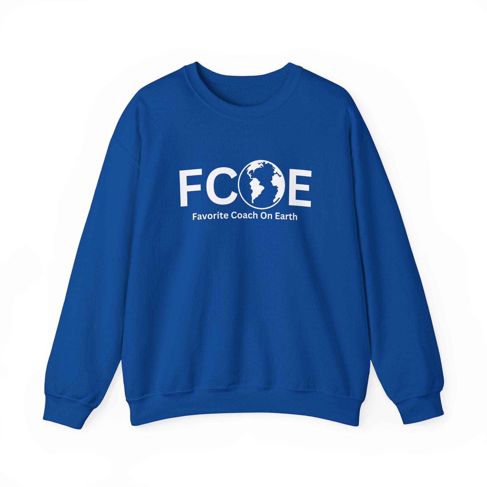 Favorite Coach On Earth (FCOE) Crewneck Sweatshirt – Cozy & Durable