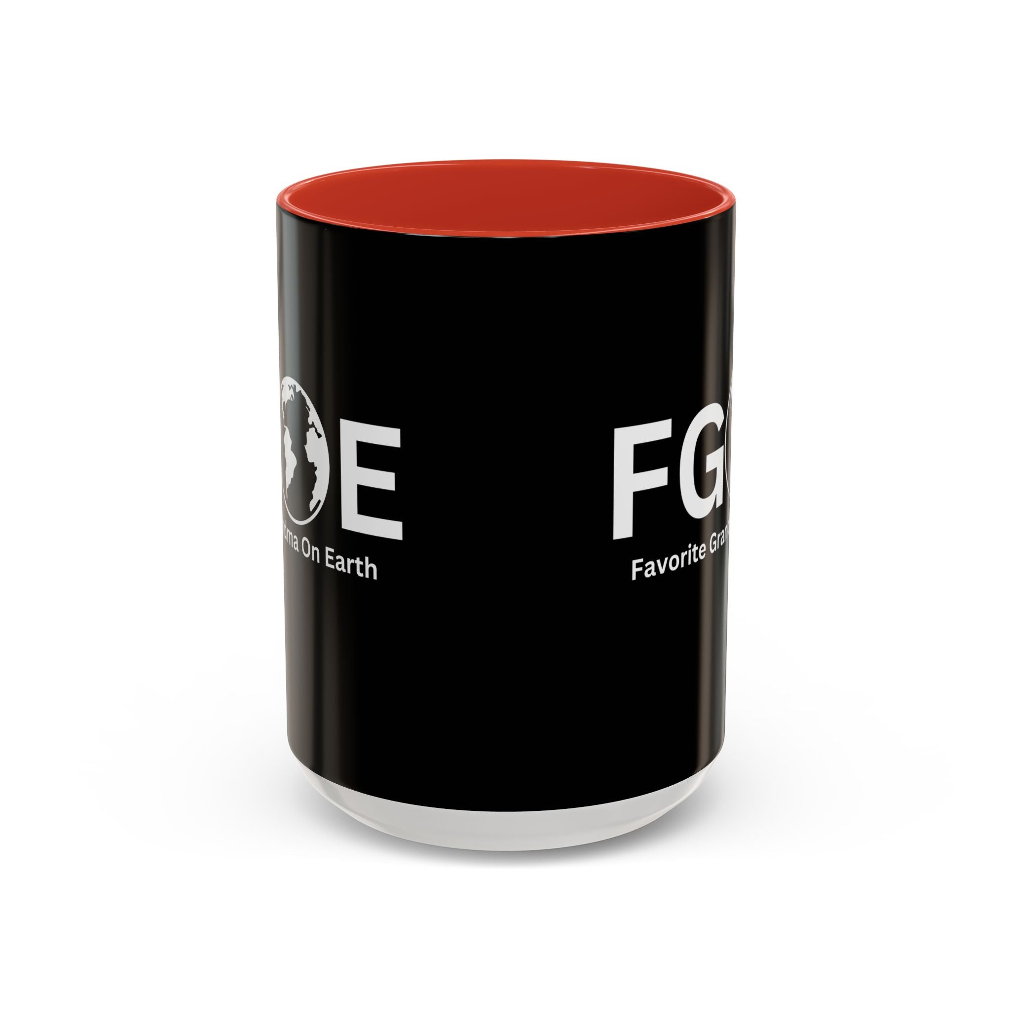 Favorite Grandma On Earth Mug (FGOE) Accent Coffee Mug (11oz, 15oz)