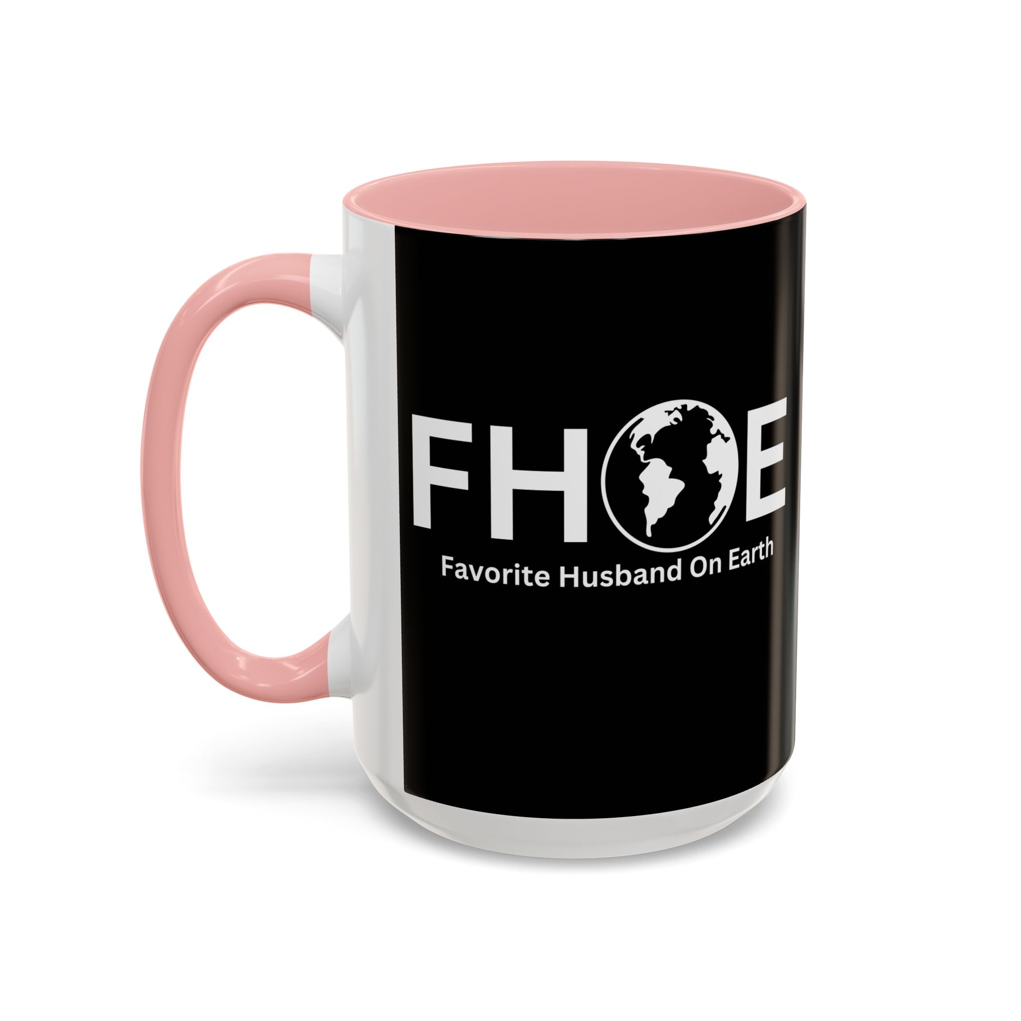 Favorite Husband On Earth (FHOE) Accent Coffee Mug (11oz, 15oz)