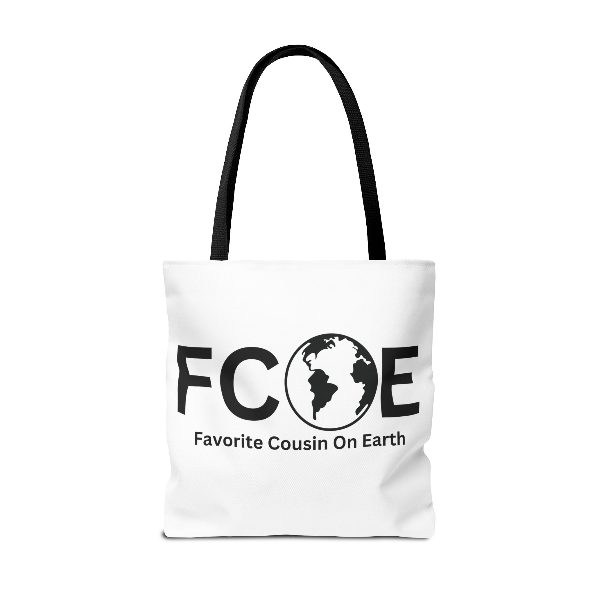 Favorite Cousin On Earth (FCOE) Tote Bag - Custom Printed Stylish and Functional Tote