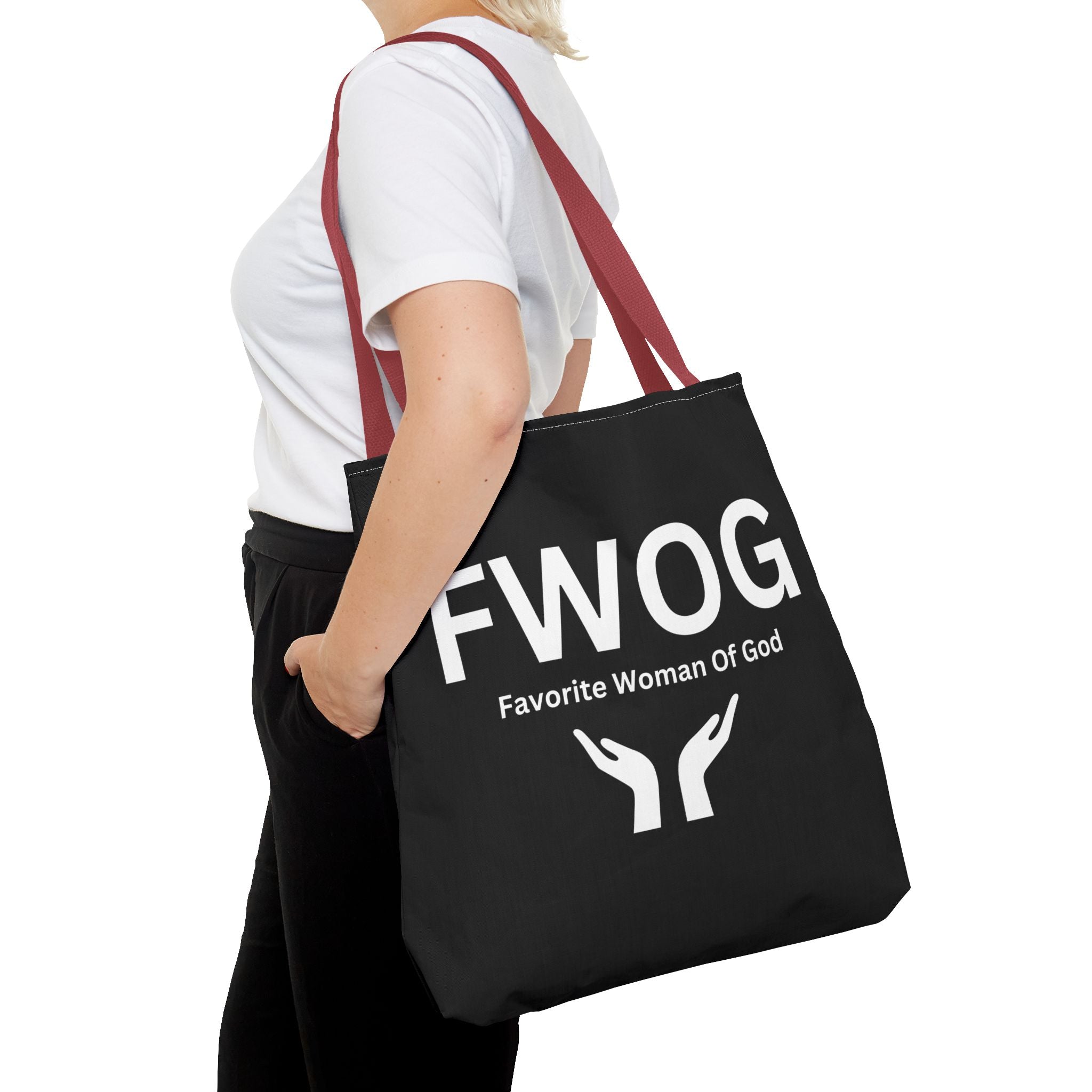 Favorite Woman of God (FWOG) Tote Bag - Custom Printed Stylish and Functional Tote