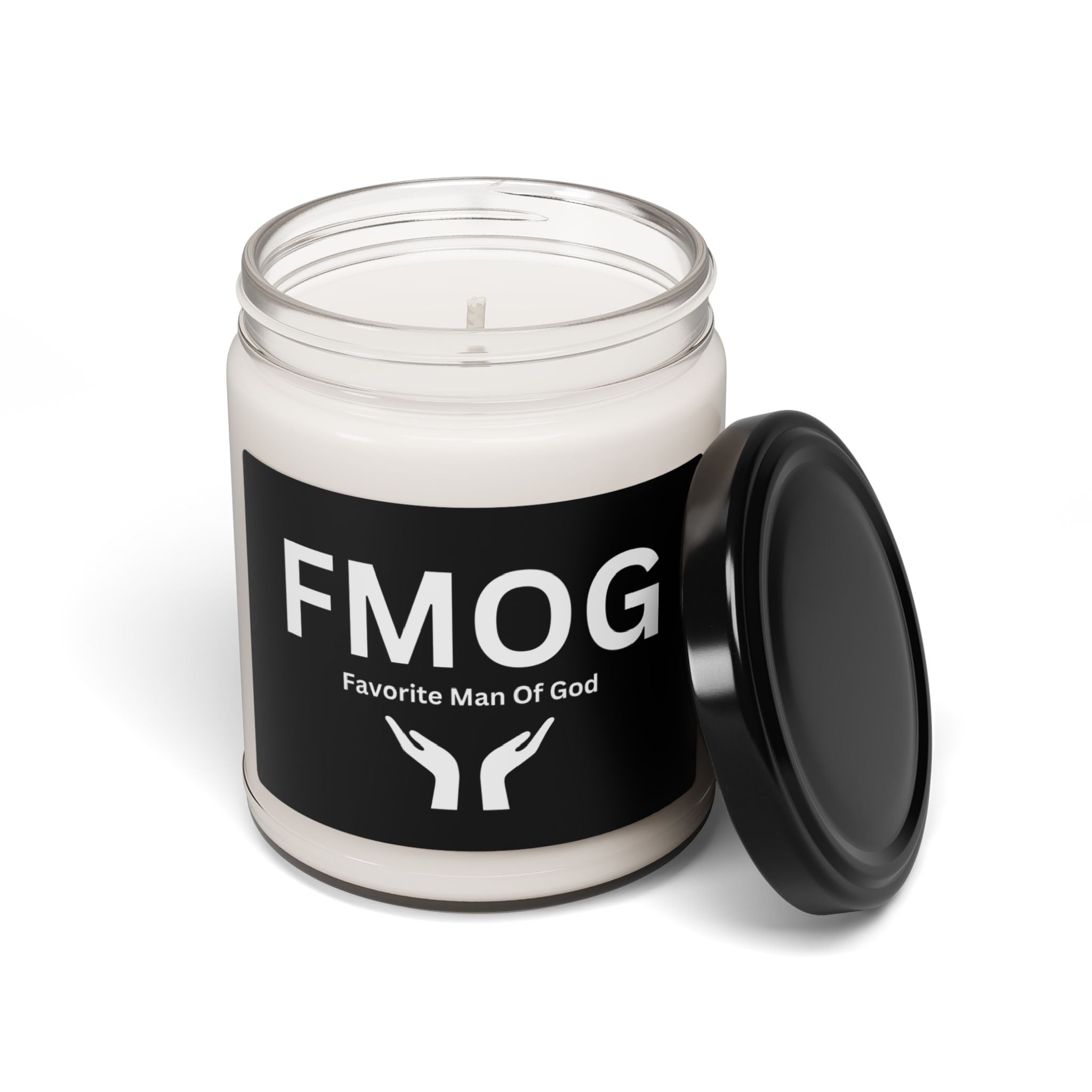 Favorite Man of God (FMOG) Scented Soy Candle - 9oz Natural Wax Candle with Custom Label