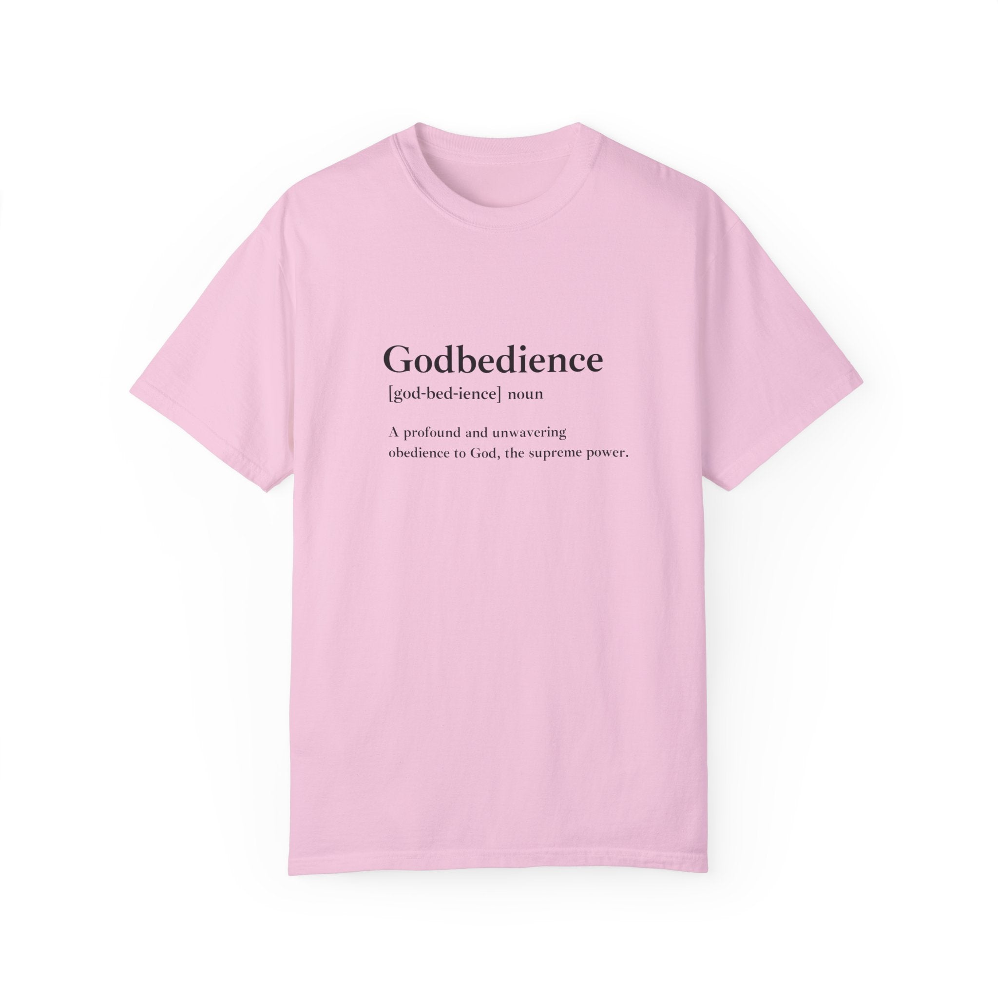 Godbedience Garment-Dyed T-Shirt | Comfort Colors 1717 | Soft-Washed & Customizable