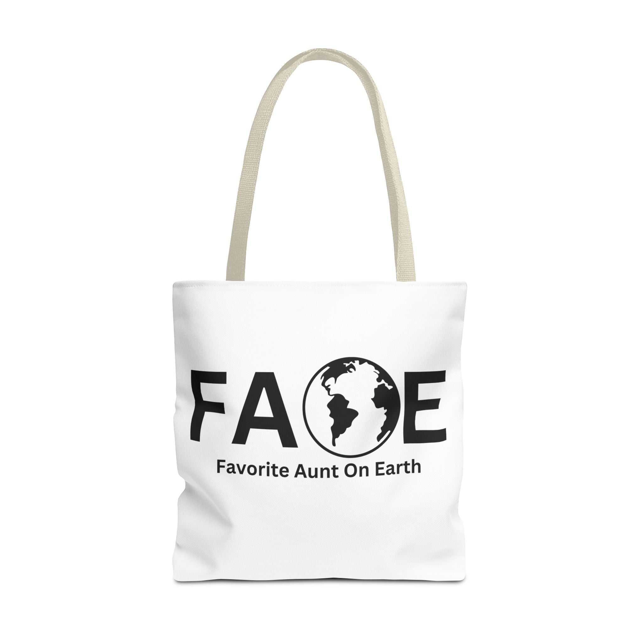 Favorite Aunt On Earth (FAOE) Tote Bag - Custom Printed Stylish and Functional Tote