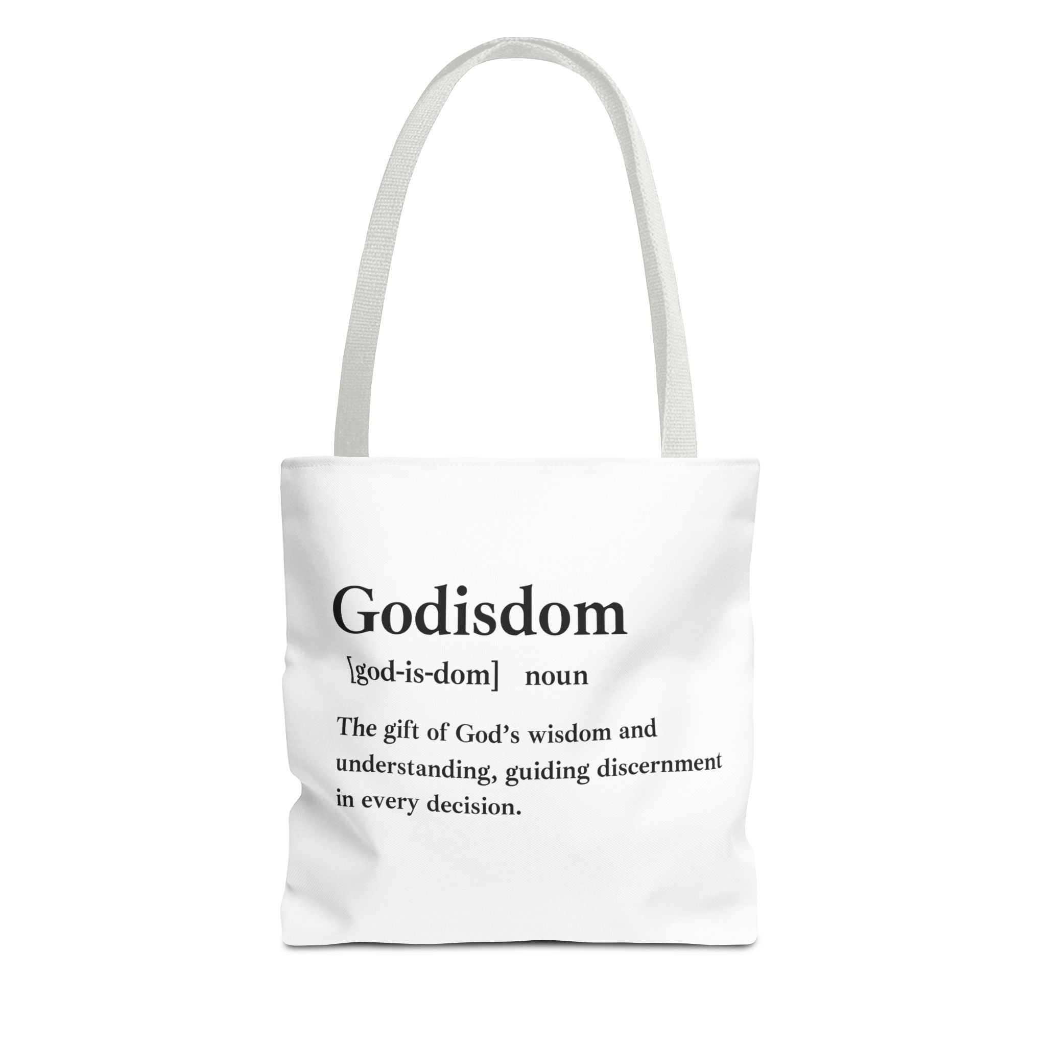 Godisdom Tote Bag - Custom Printed Stylish and Functional Tote