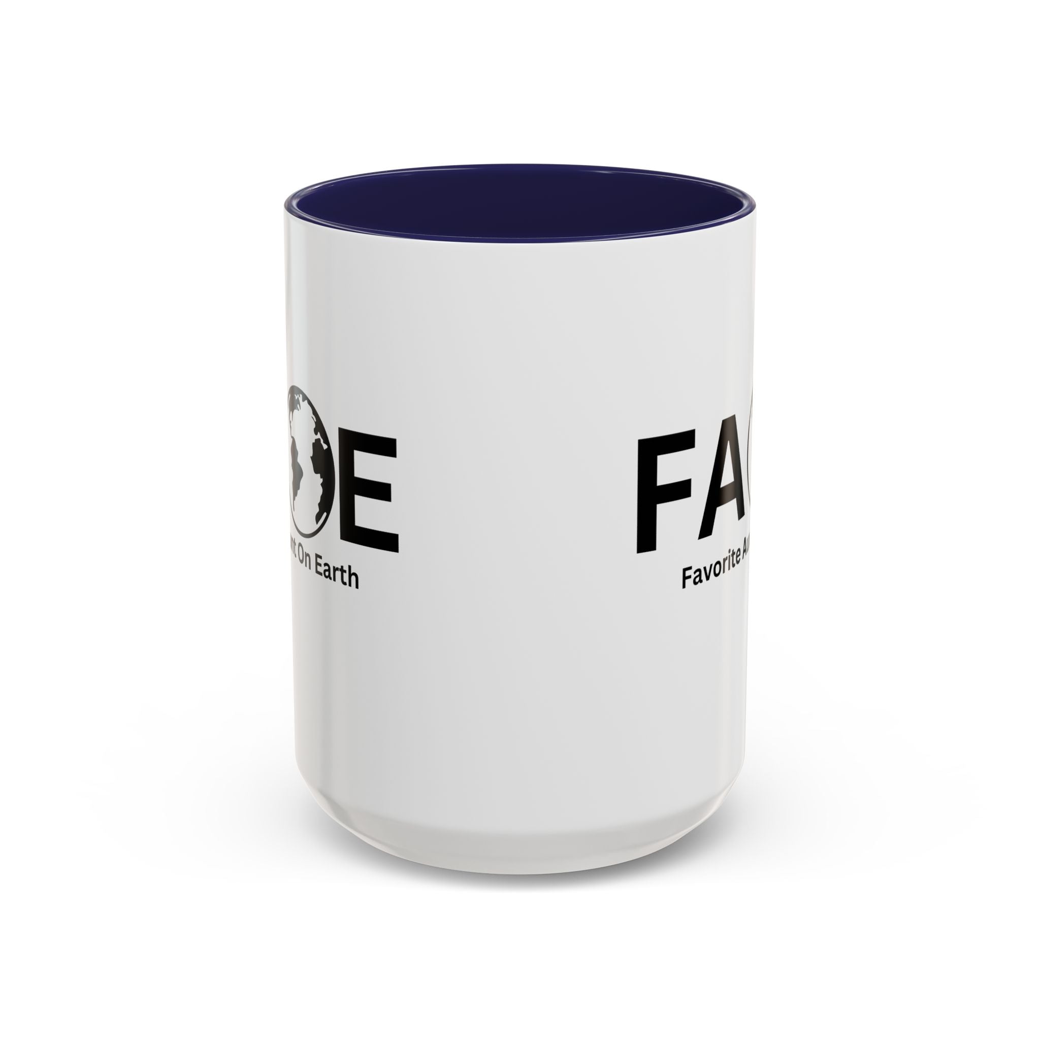 Favorite Aunt On Earth (FAOE) Accent Coffee Mug (11oz, 15oz)