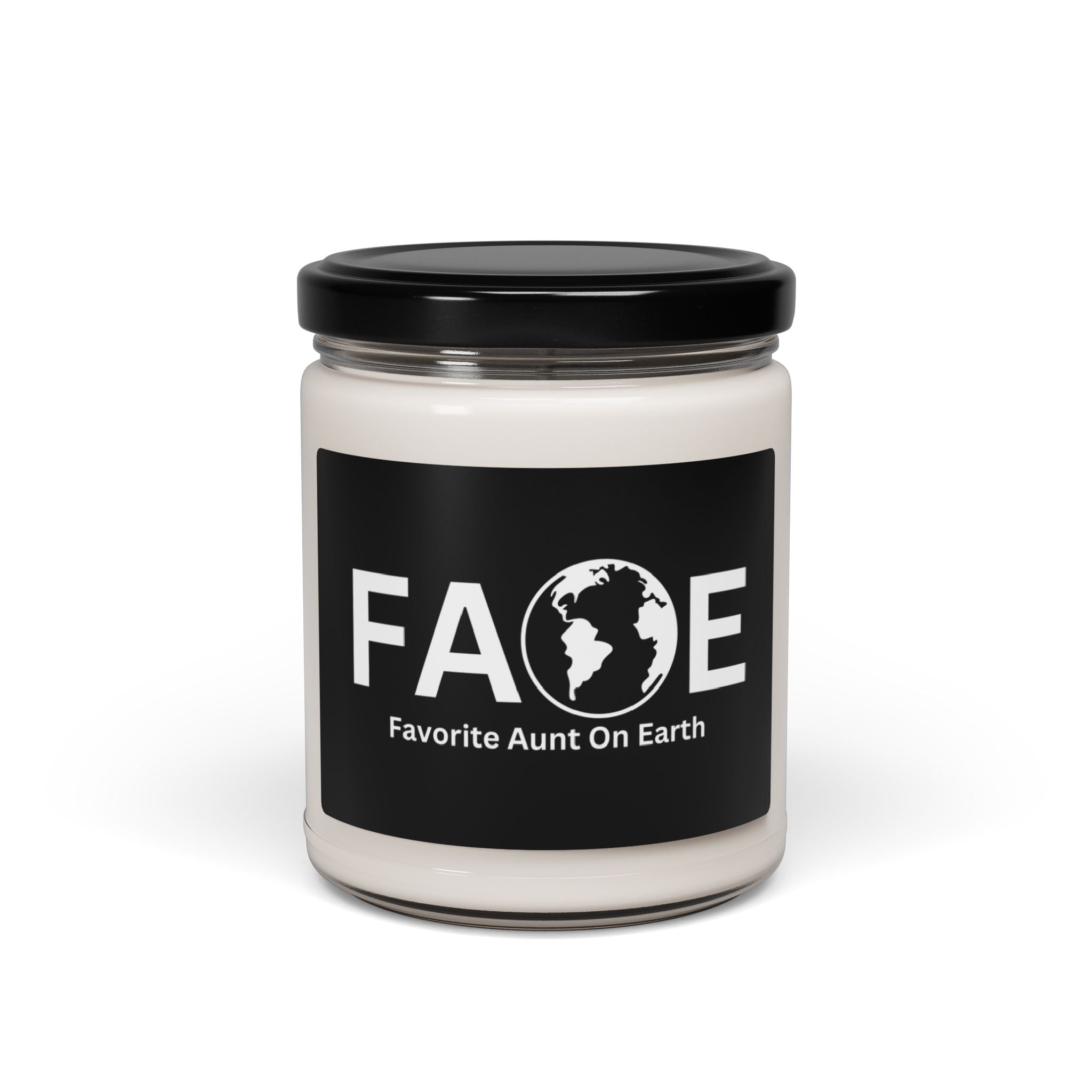 Favorite Aunt On Earth (FAOE) Scented Soy Candle - 9oz Natural Wax Candle