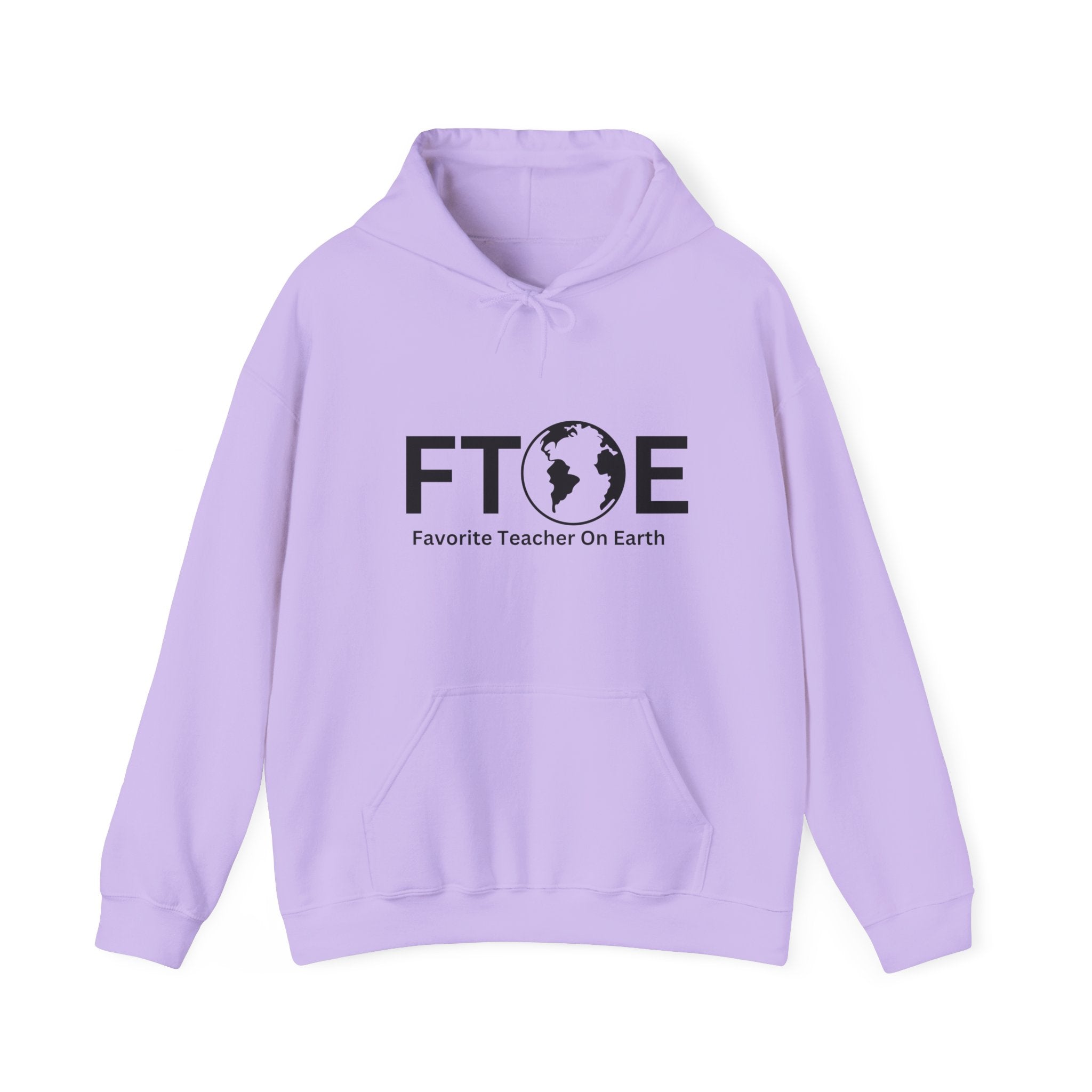 Favorite Teacher On Earth (FTOE) Unisex Heavy Blend Hooded Sweatshirt - Cozy and Stylish Hoodie for Cold Days