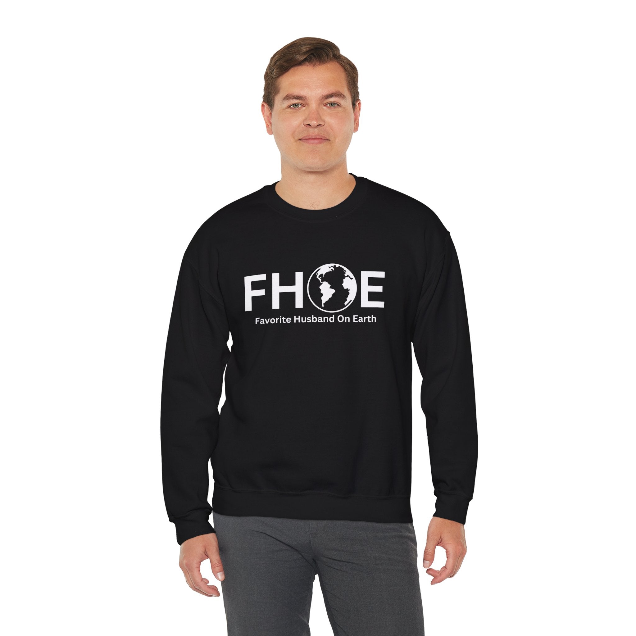 Favorite Husband on Earth (FHOE) Sweatshirt – Unisex Heavy Blend™ Crewneck