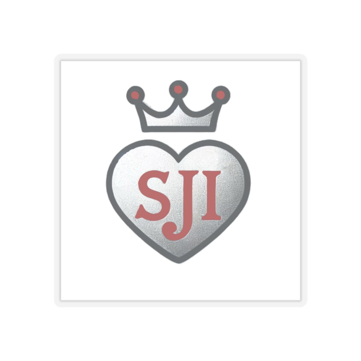 Senior Joy Initiative Logo Kiss-Cut Stickers - Custom Vinyl Stickers for Creative Decor