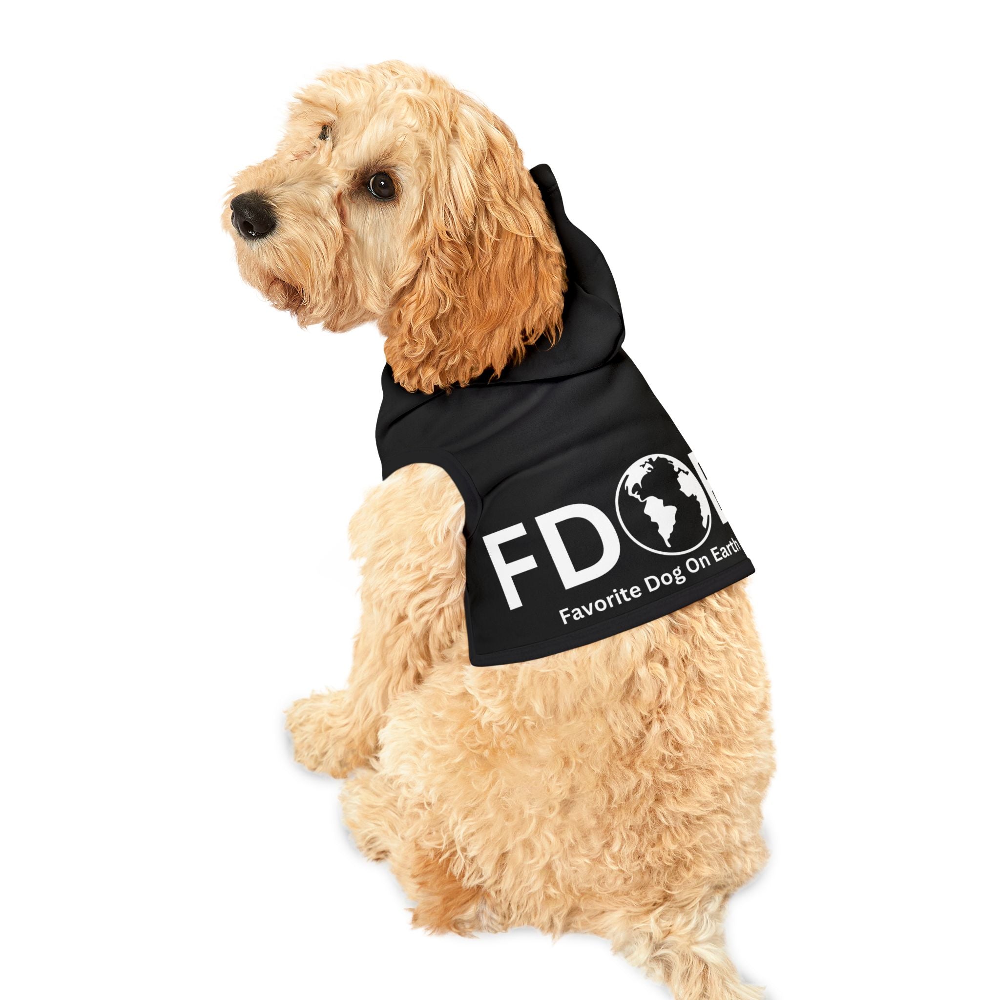 Favorite Dog On Earth (FDOE) Custom Pet Hoodie - Adorable and Stylish Hoodie for Your Furry Friend