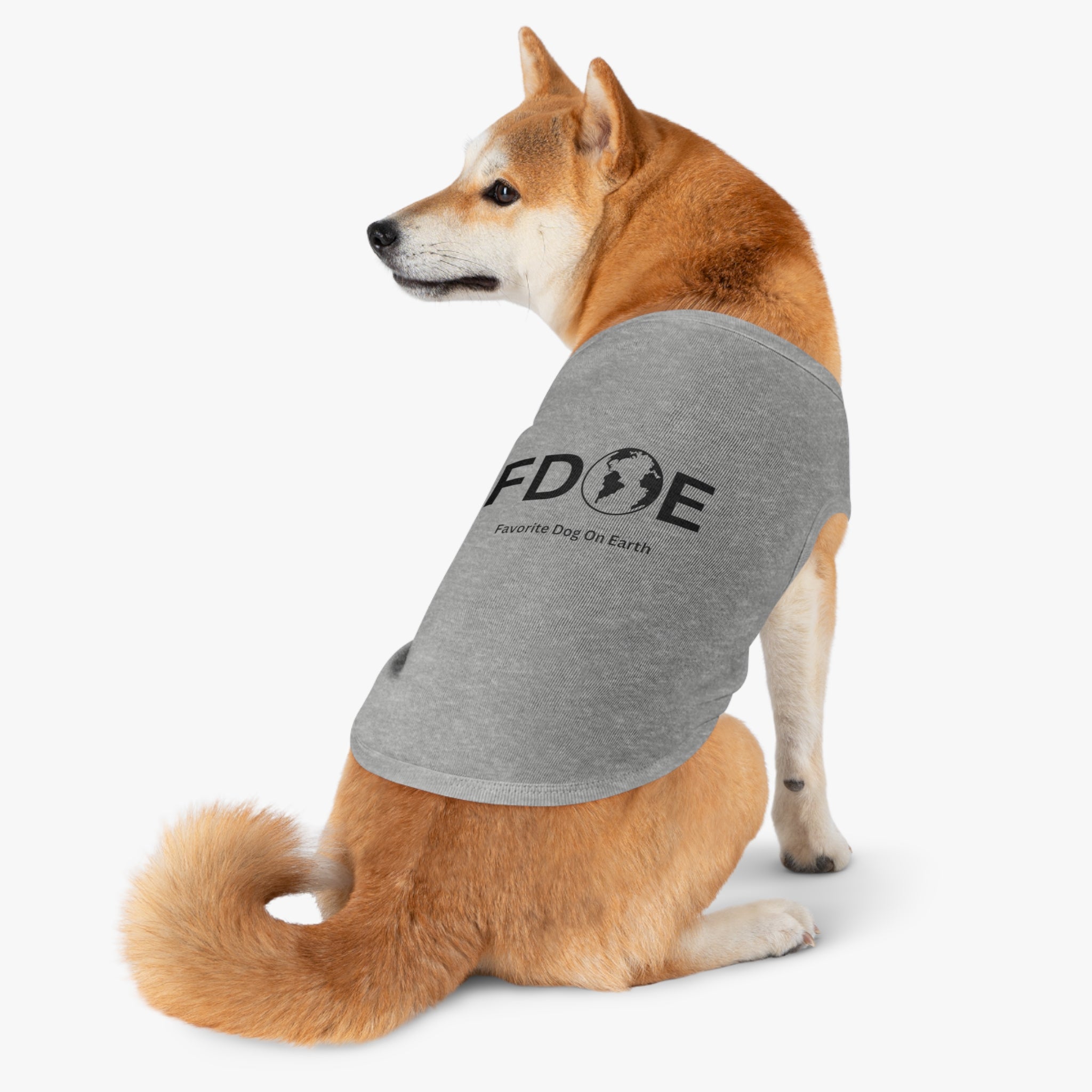 Favorite Dog On Earth (FDOE) - Custom Pet Tank Top