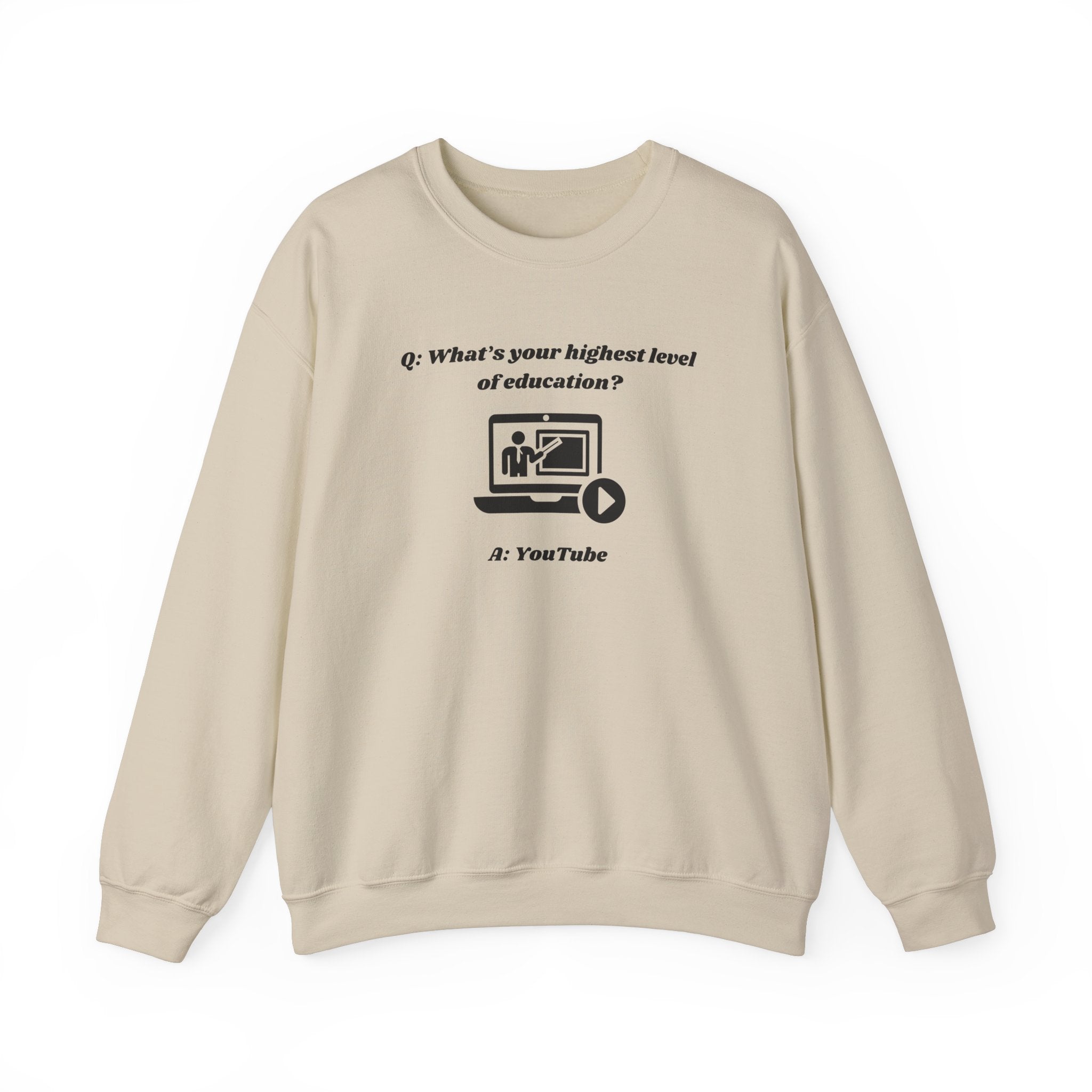 What's your highest level of education? YouTube - Unisex Sweatshirt