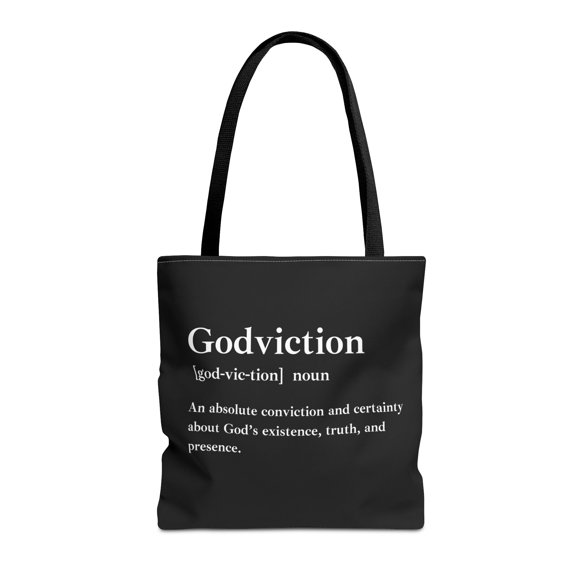 Godviction Tote Bag - Custom Printed Stylish and Functional Tote