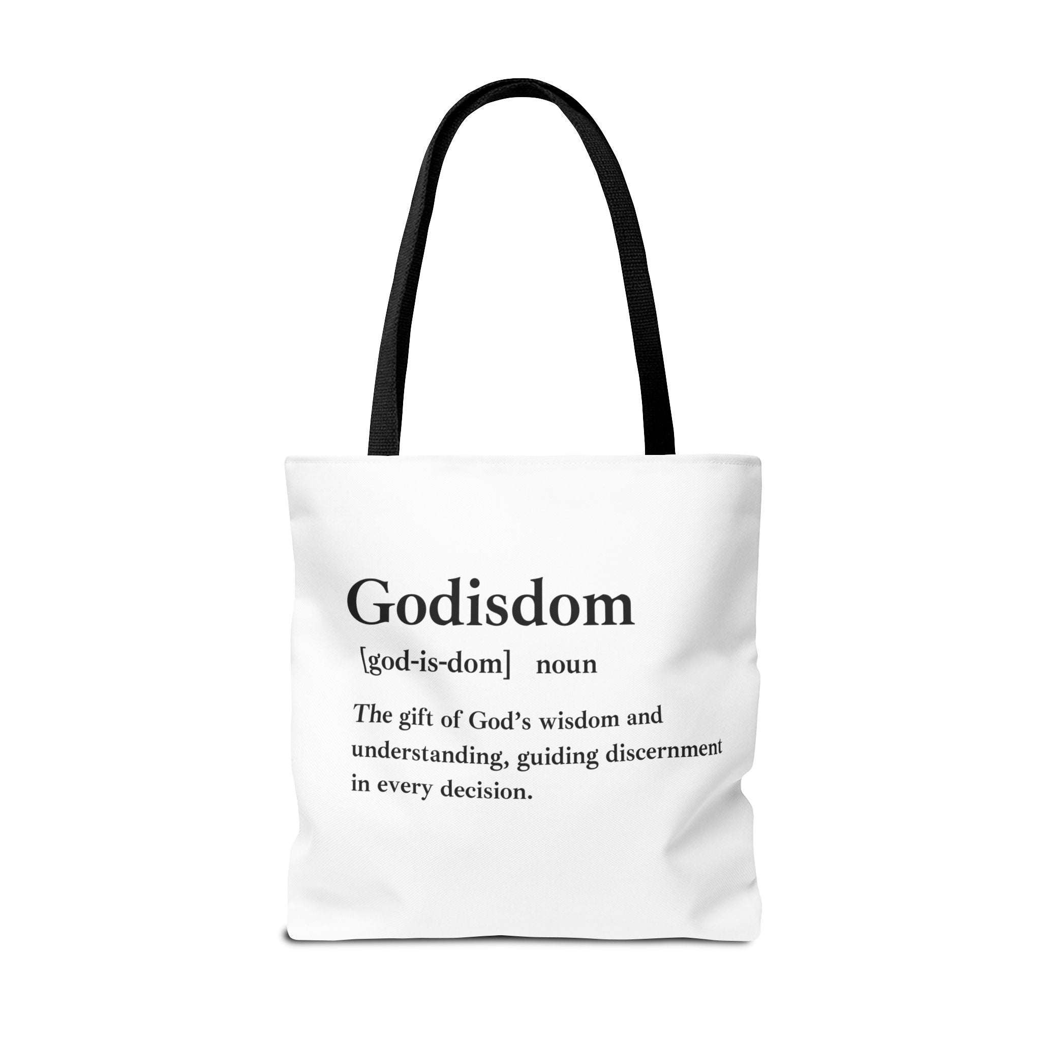 Godisdom Tote Bag - Custom Printed Stylish and Functional Tote