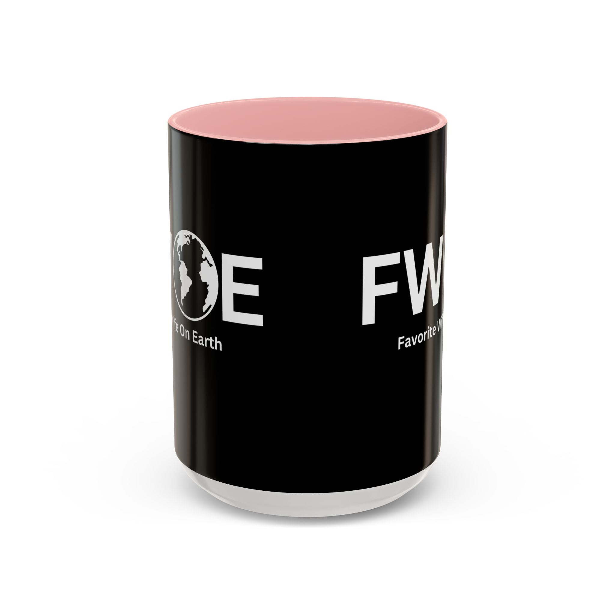 Favorite Wife On Earth (FWOE) Accent Coffee Mug (11oz, 15oz)