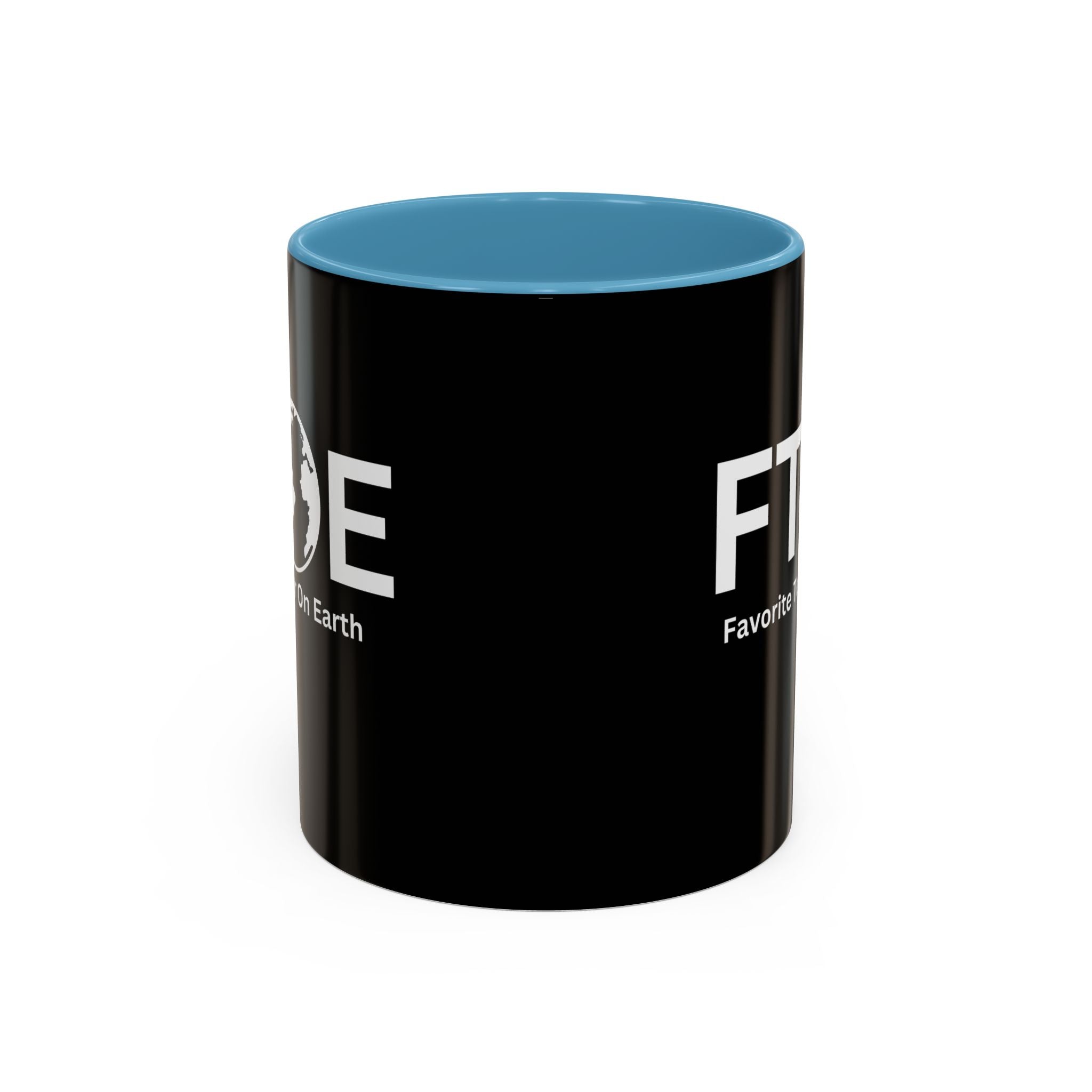 Favorite Teacher On Earth (FTOE) Accent Coffee Mug (11oz, 15oz)