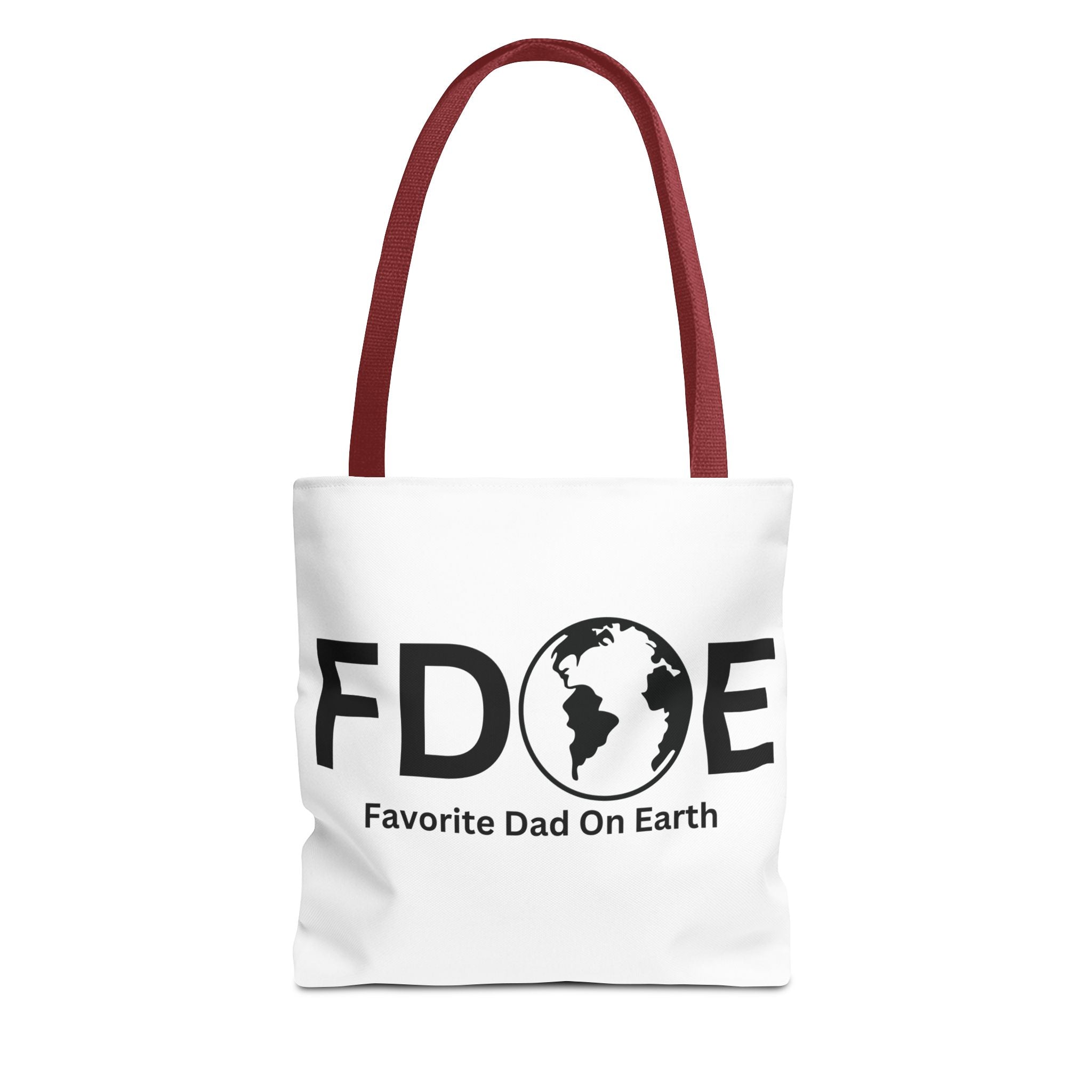 Favorite Dad On Earth (FDOE) Tote Bag- Custom Printed Stylish and Functional Tote